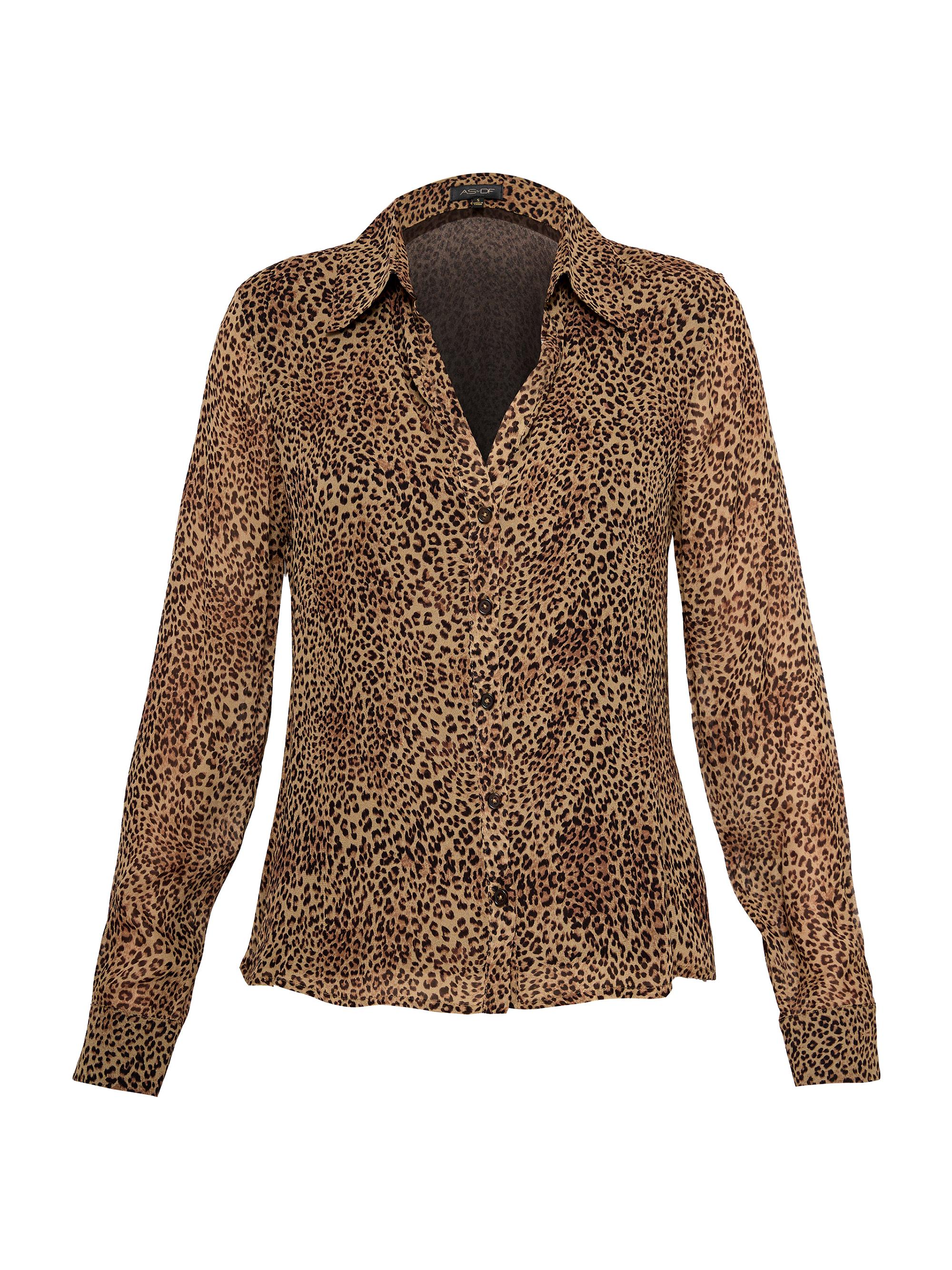 AS by DF Women's Revolution Blouse - Leopard Print