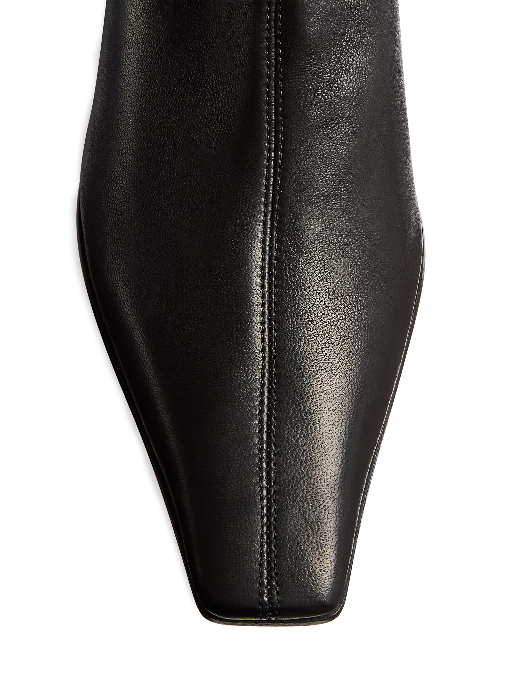 Khaite Arizona 40MM Nappa Leather Ankle Boots | Saks Fifth Avenue