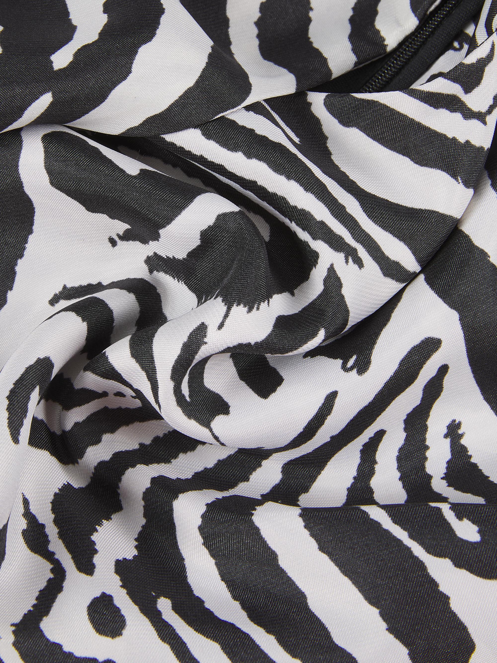 Undra Celeste Women's Joi Zebra-Print Tie-Waist Midi-Dress - Zebra | Thumbnail 6