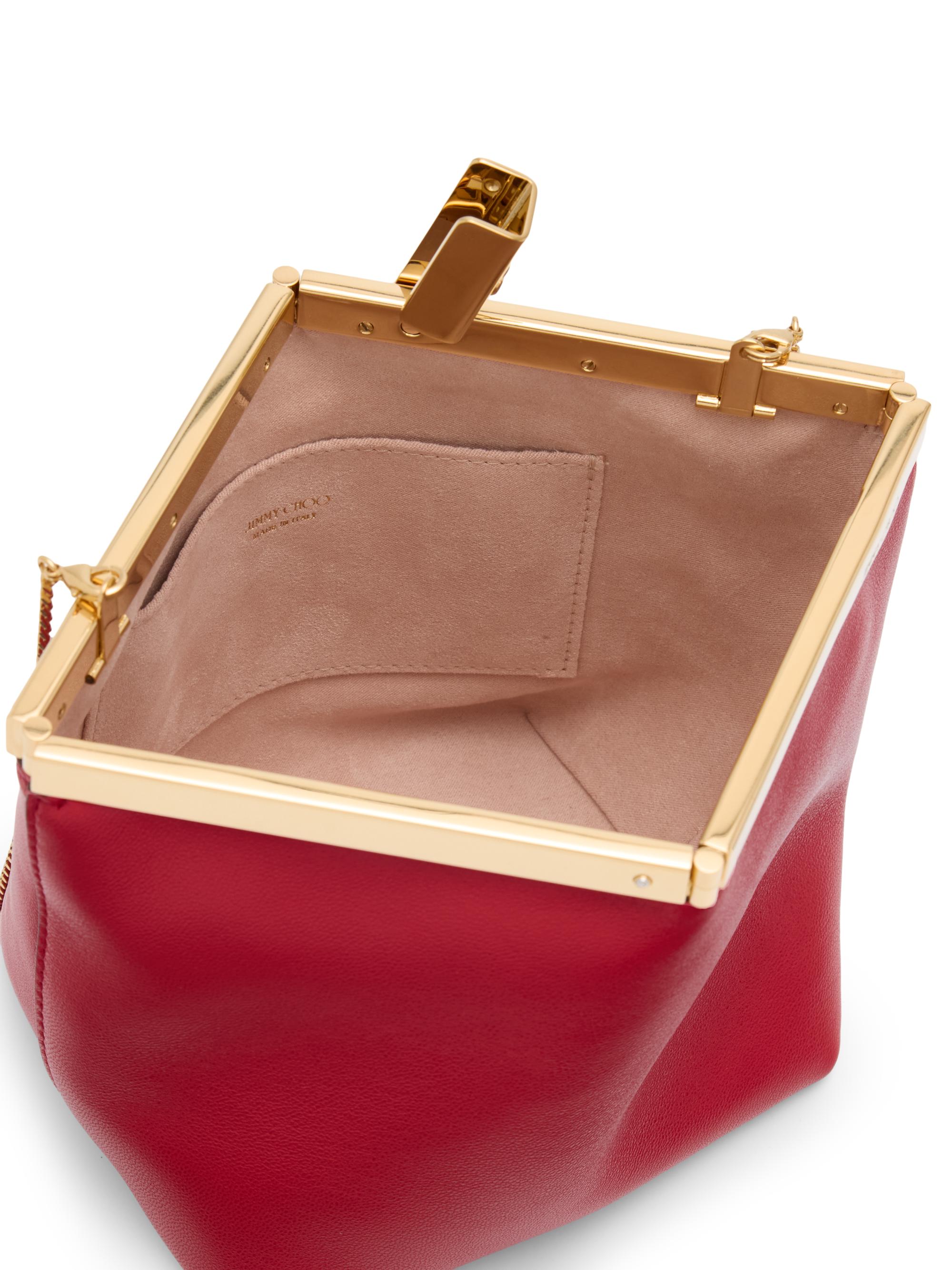 Jimmy Choo Ganache Leather Clutch | Saks Fifth Avenue