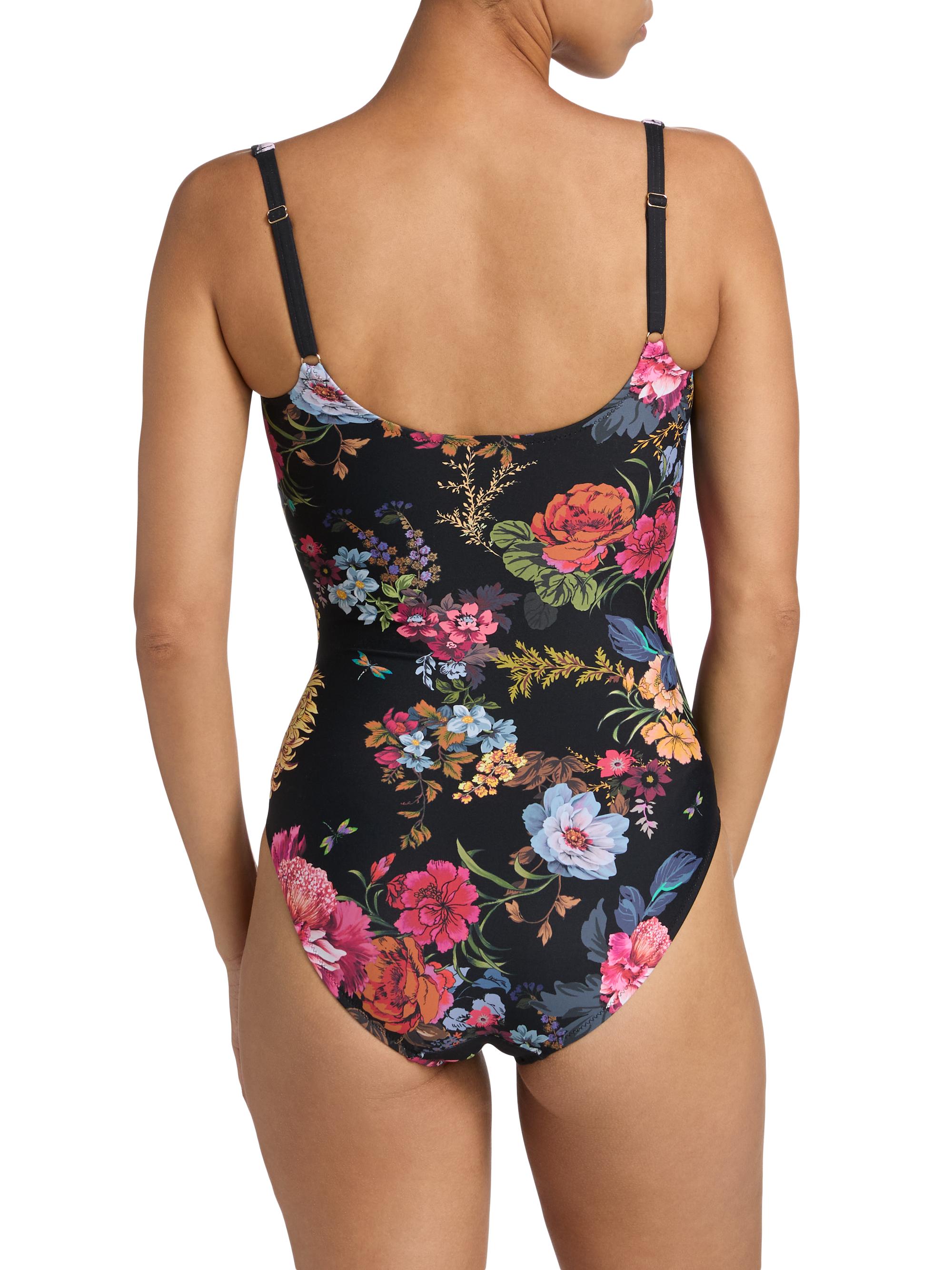 あ*き様 24SS BIZEN WAVE JQ プランテーション ジャガードブラ Johnny Was Baccara Tie Ruched One-Piece Swimsuit | Saks Fifth Avenue