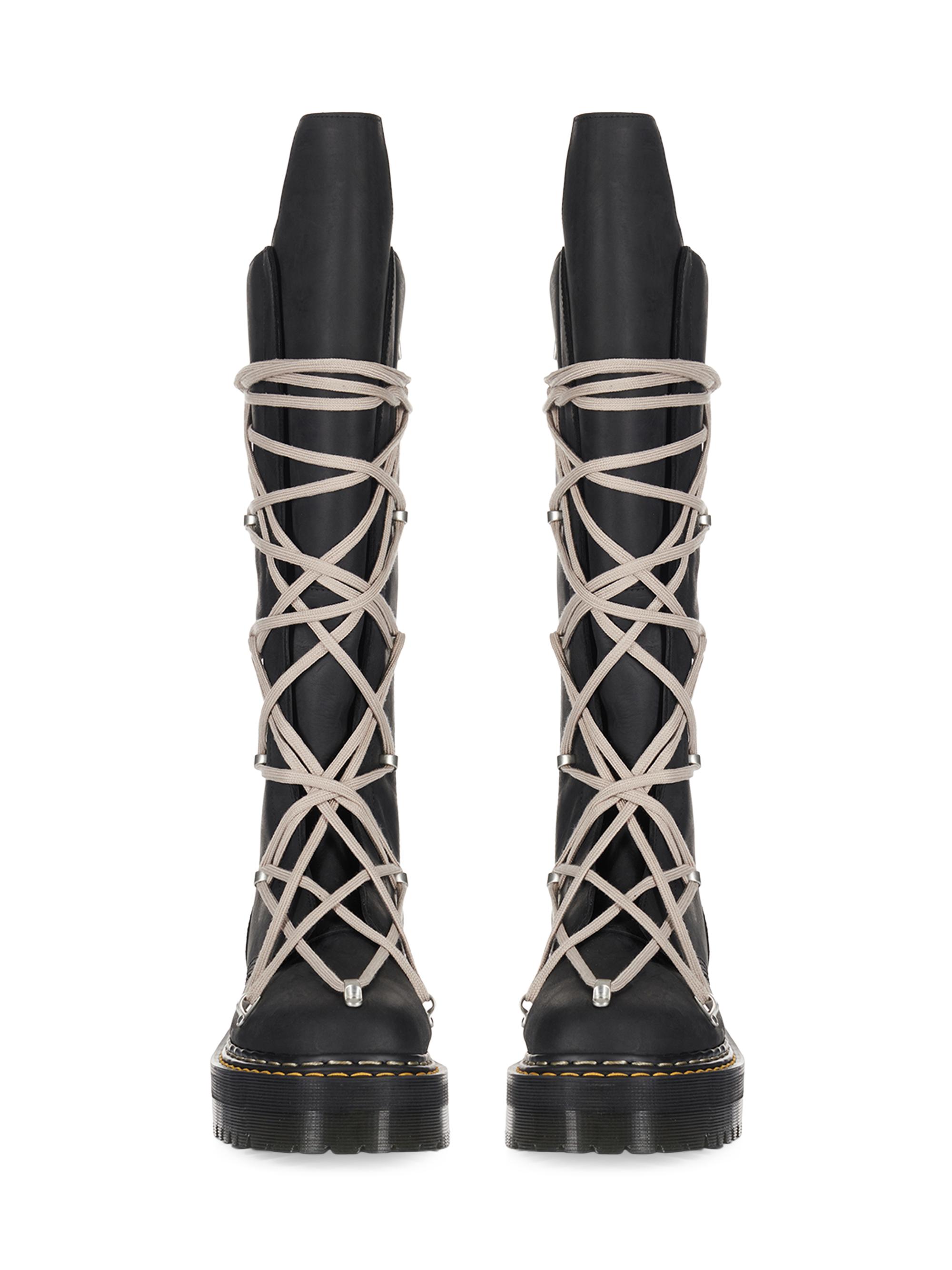 Rick Owens Dr. Martens x Rick Owens 1B60 Quad-Sole Pentalace