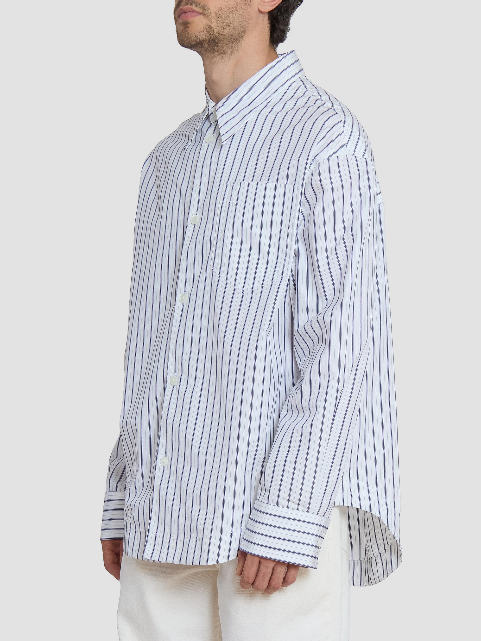 AMI Paris Pinstriped Cotton Button-Front Shirt | Saks Fifth Avenue