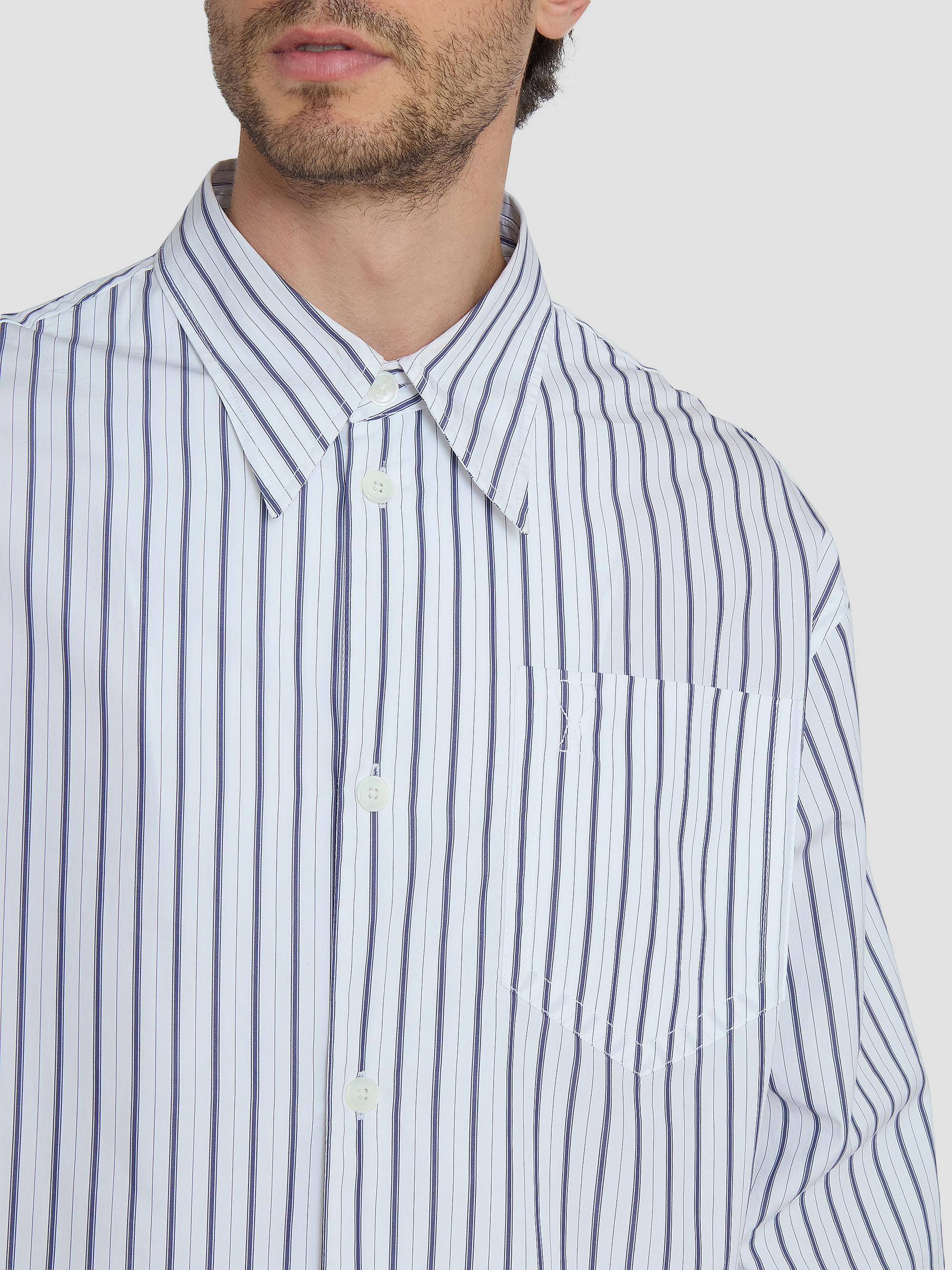 AMI Paris Pinstriped Cotton Button-Front Shirt | Saks Fifth Avenue