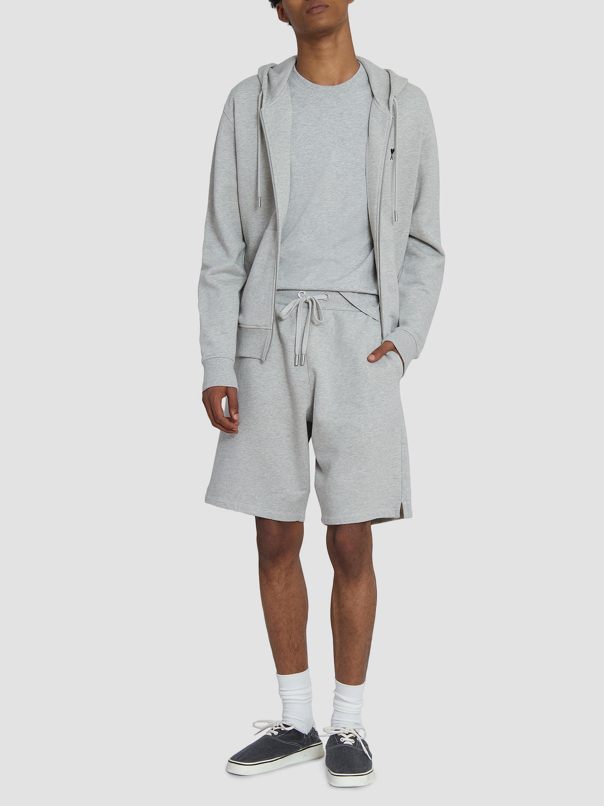 AMI Paris Ami de Coeur Cotton Zip-Front Hoodie | Saks Fifth Avenue