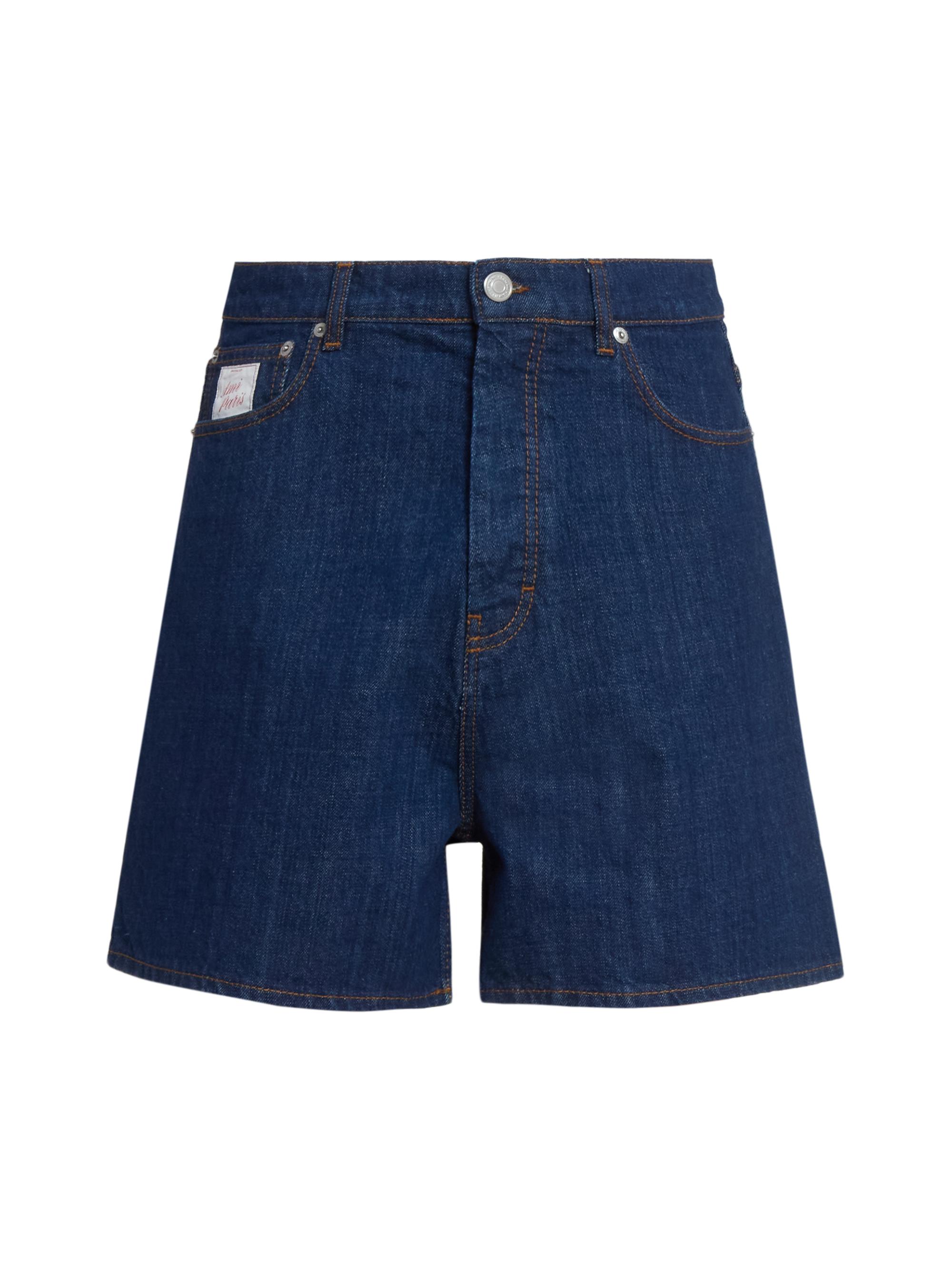 AMI Paris Men's Heritage Denim Shorts - Indigo