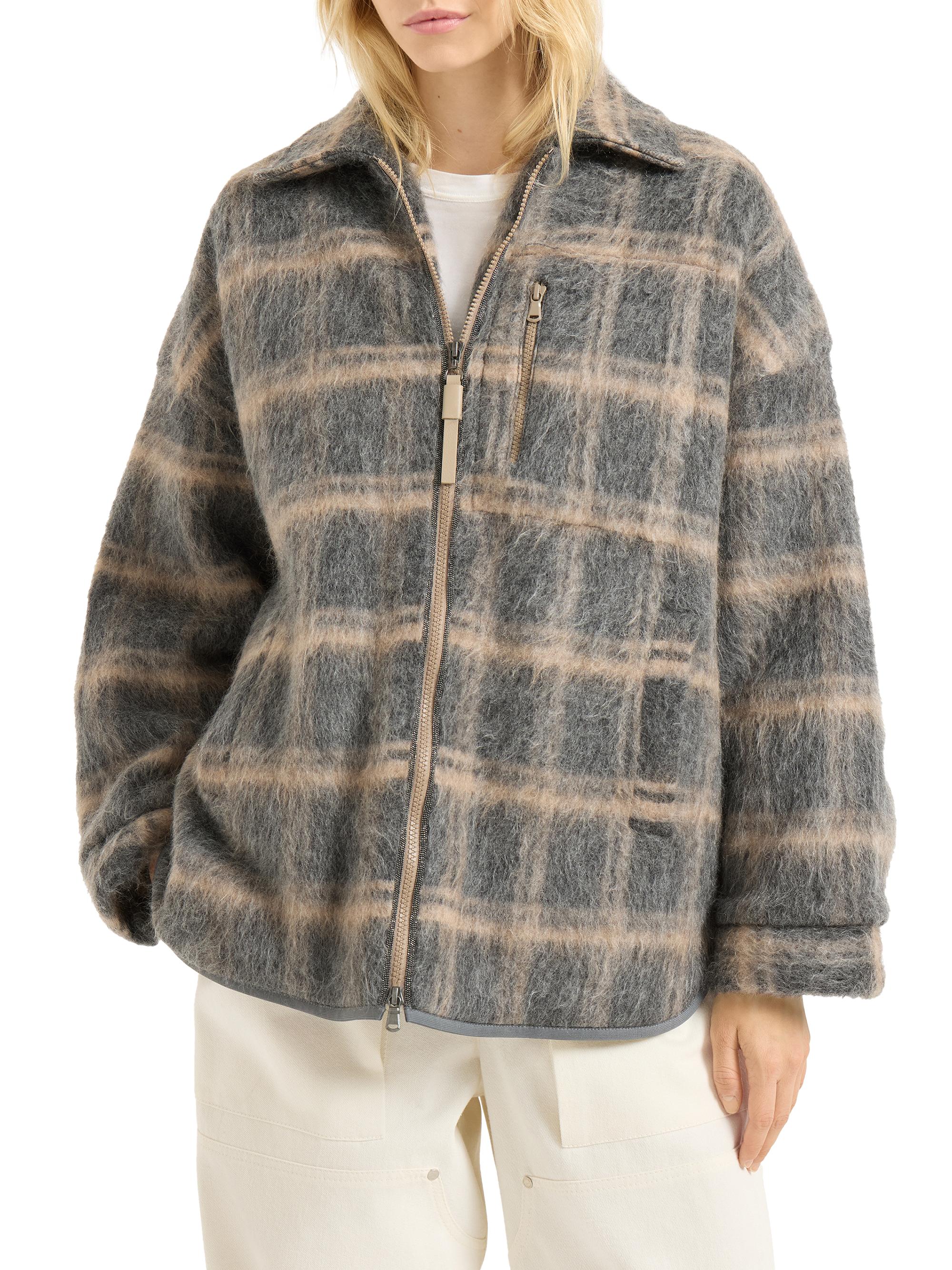 Brunello Cucinelli Virgin Wool Mohair and Cashmere Outerwear