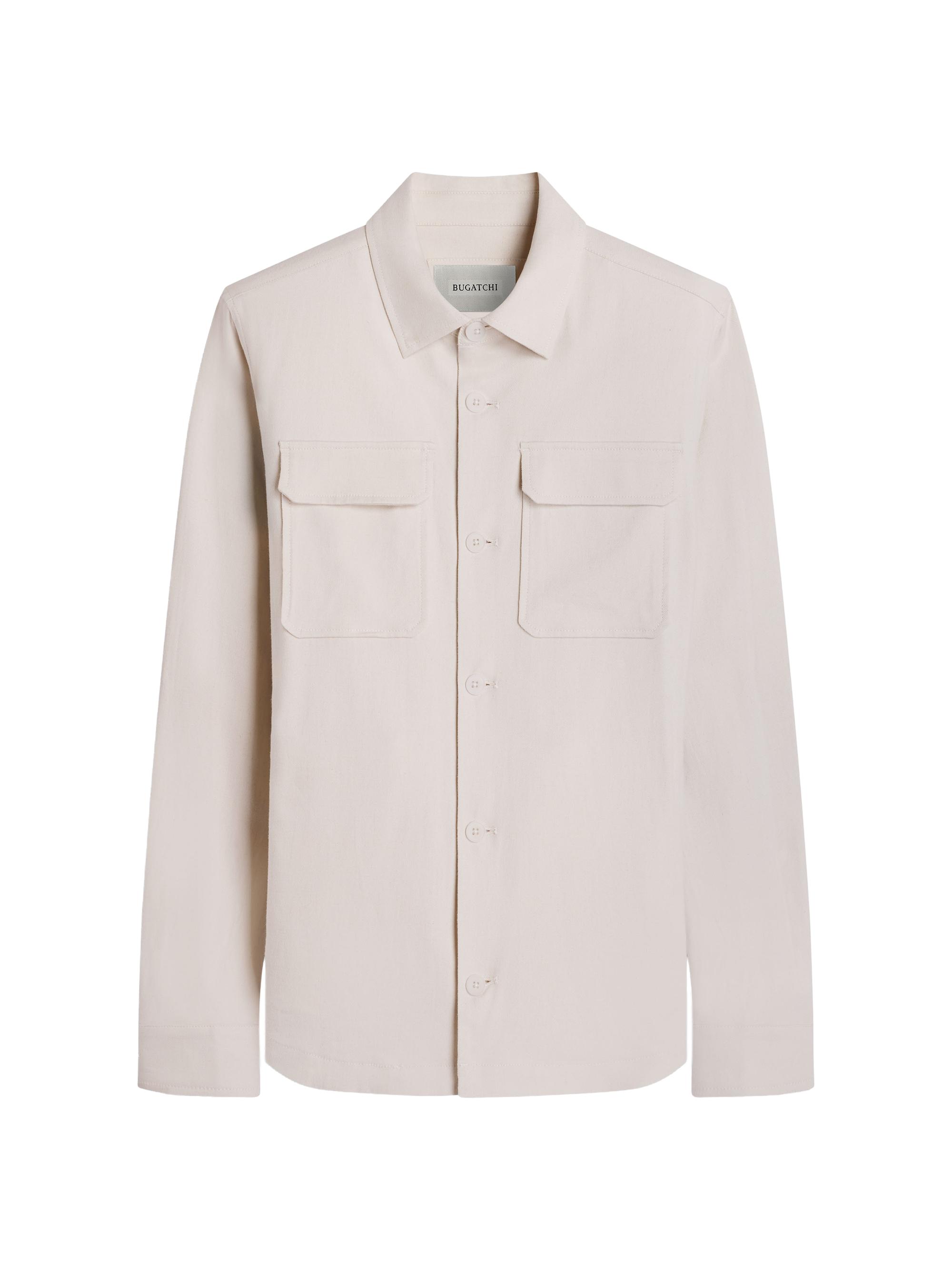 Bugatchi Men's Linen-Blend Shirt Jacket -