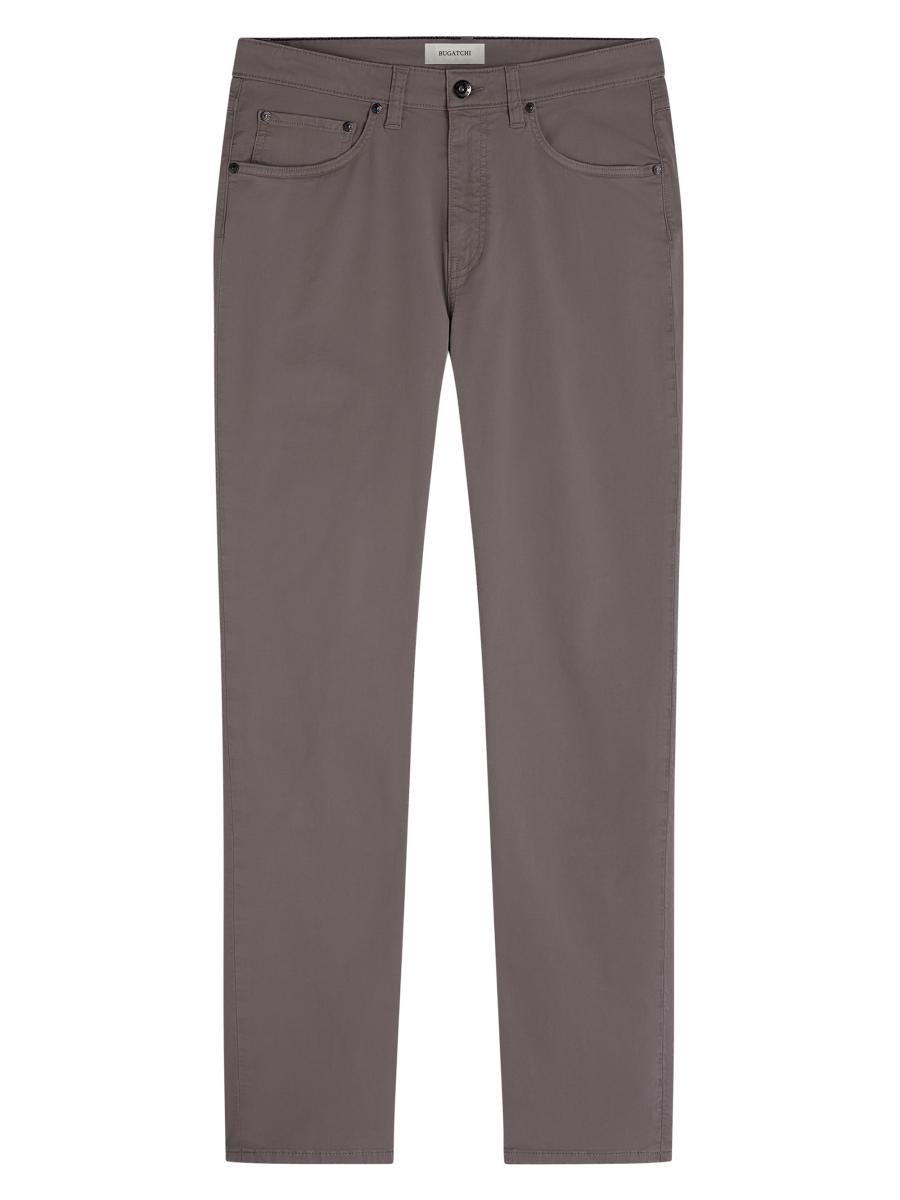 Bugatchi Men's Stretch-cotton Straight-leg Jeans In Brown