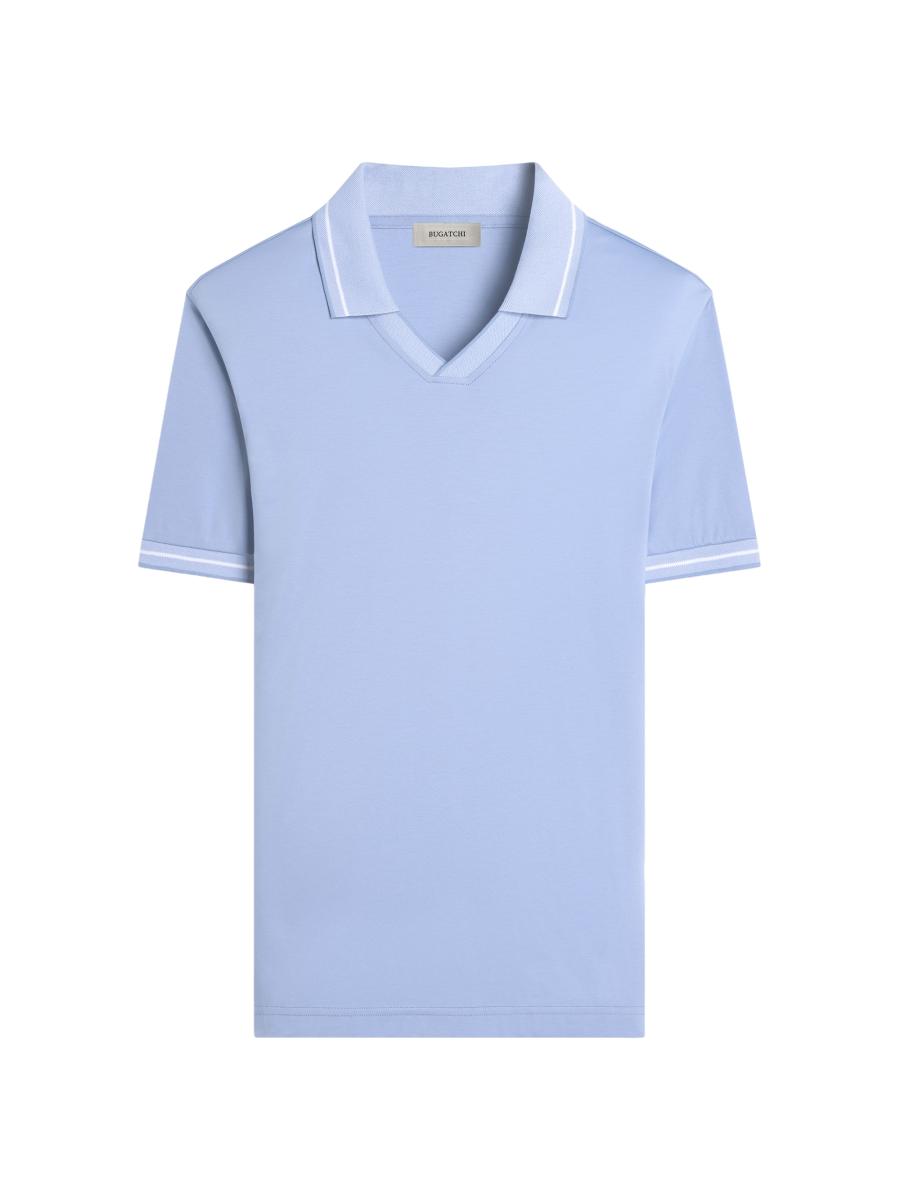 Bugatchi Men's Johnny Collar Polo Shirt In Blue