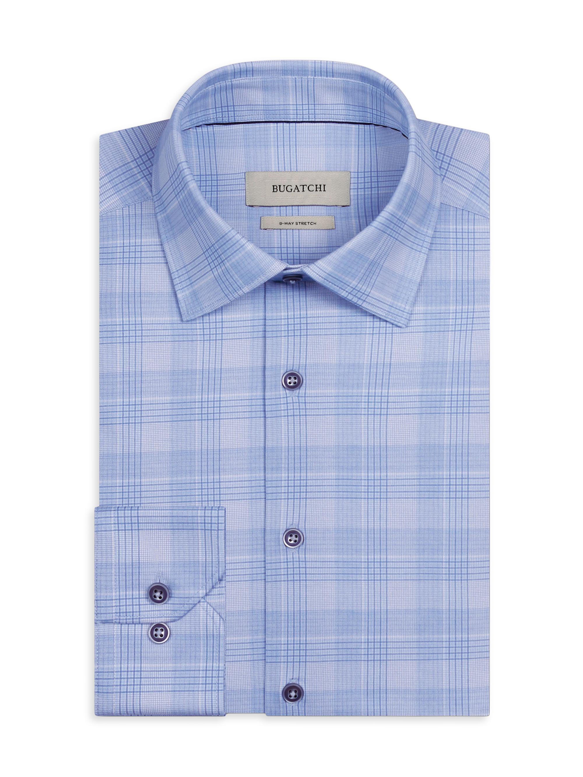 Bugatchi Men's James Ooohcotton Shirt - Air Blue