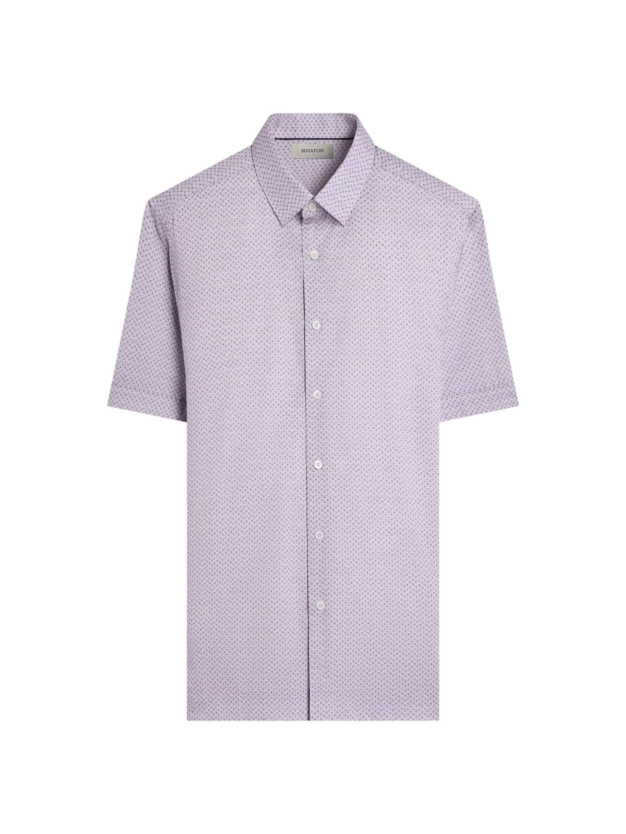 Bugatchi Men's Vero Micro-Dot Cotton Shirt - Lilac