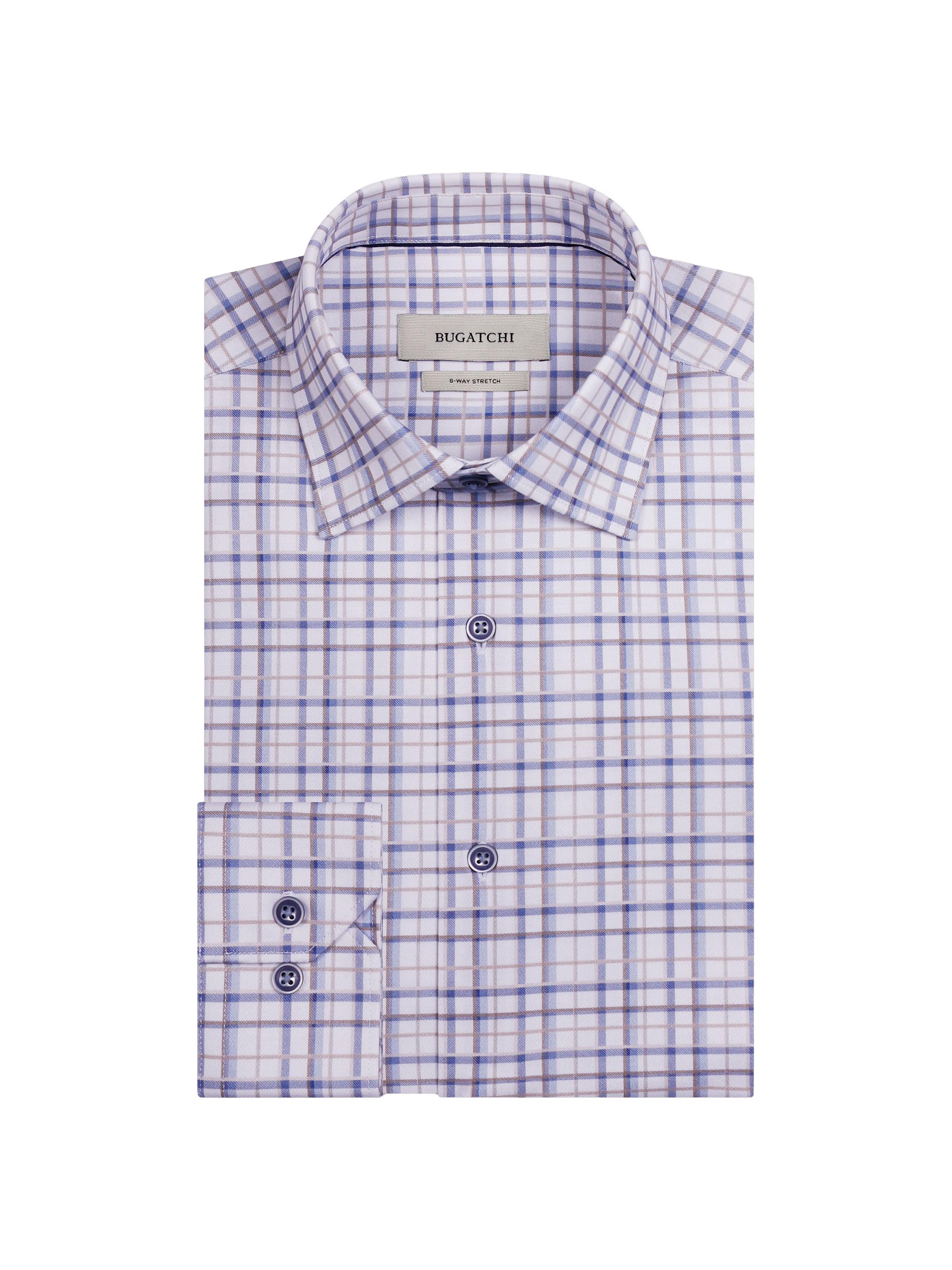 Bugatchi Men's James Ooohcotton Shirt - Air Blue