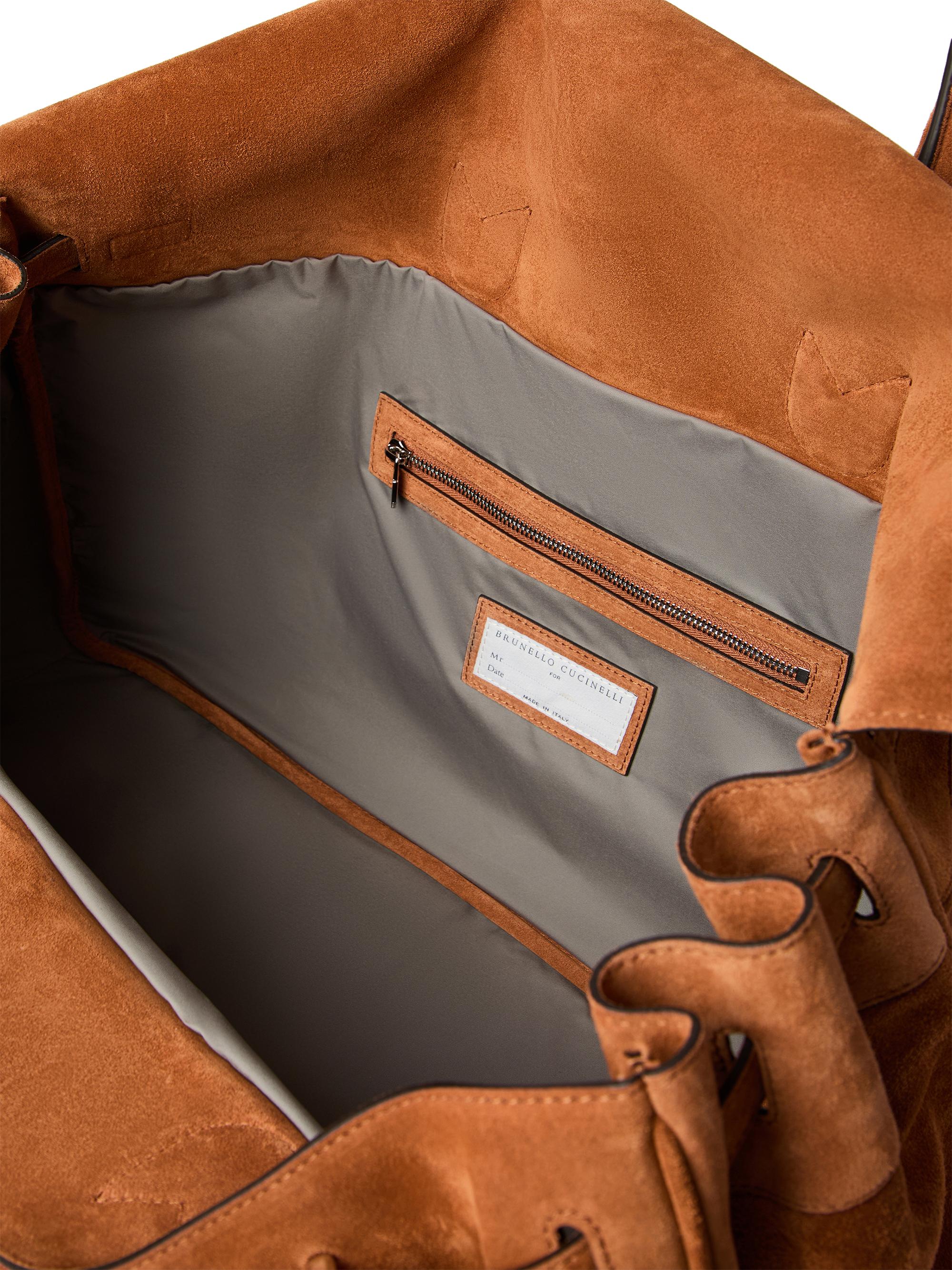 Brunello Cucinelli Suede Country Bag | Saks Fifth Avenue