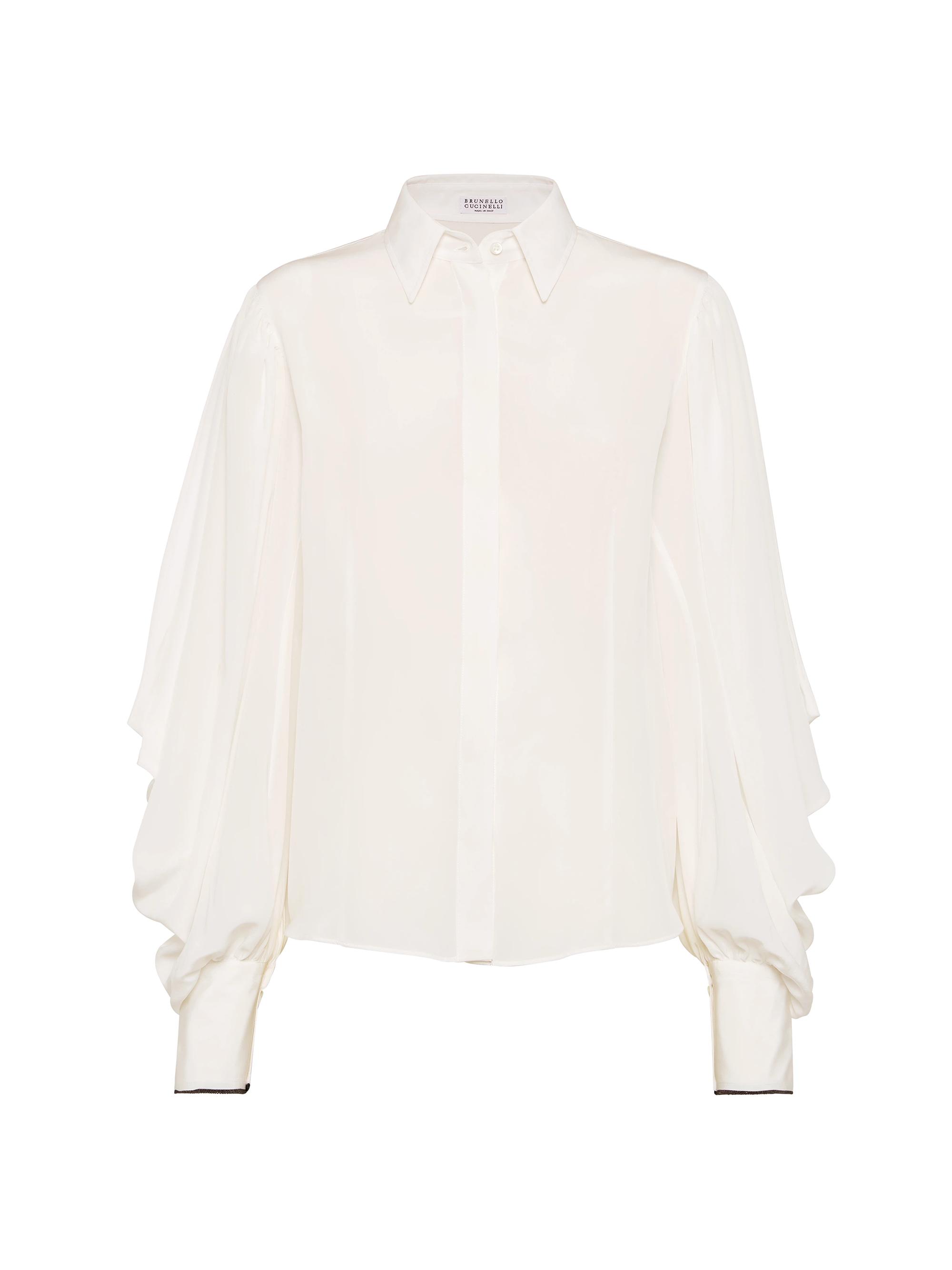 Brunello Cucinelli Women's Silk Crêpe De Chine Shirt -