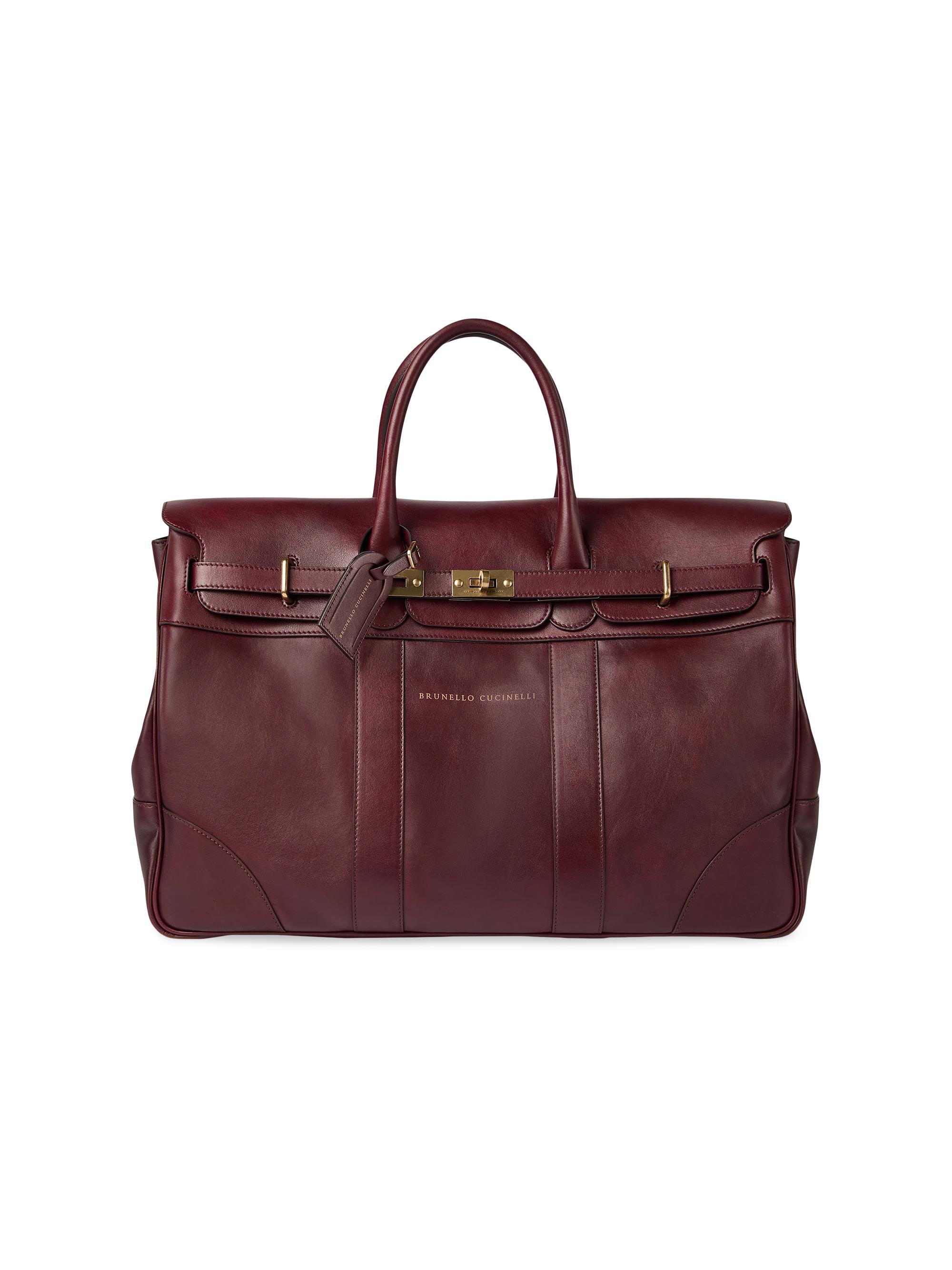 Brunello Cucinelli Burnished Calfskin Country Bag | Saks Fifth Avenue