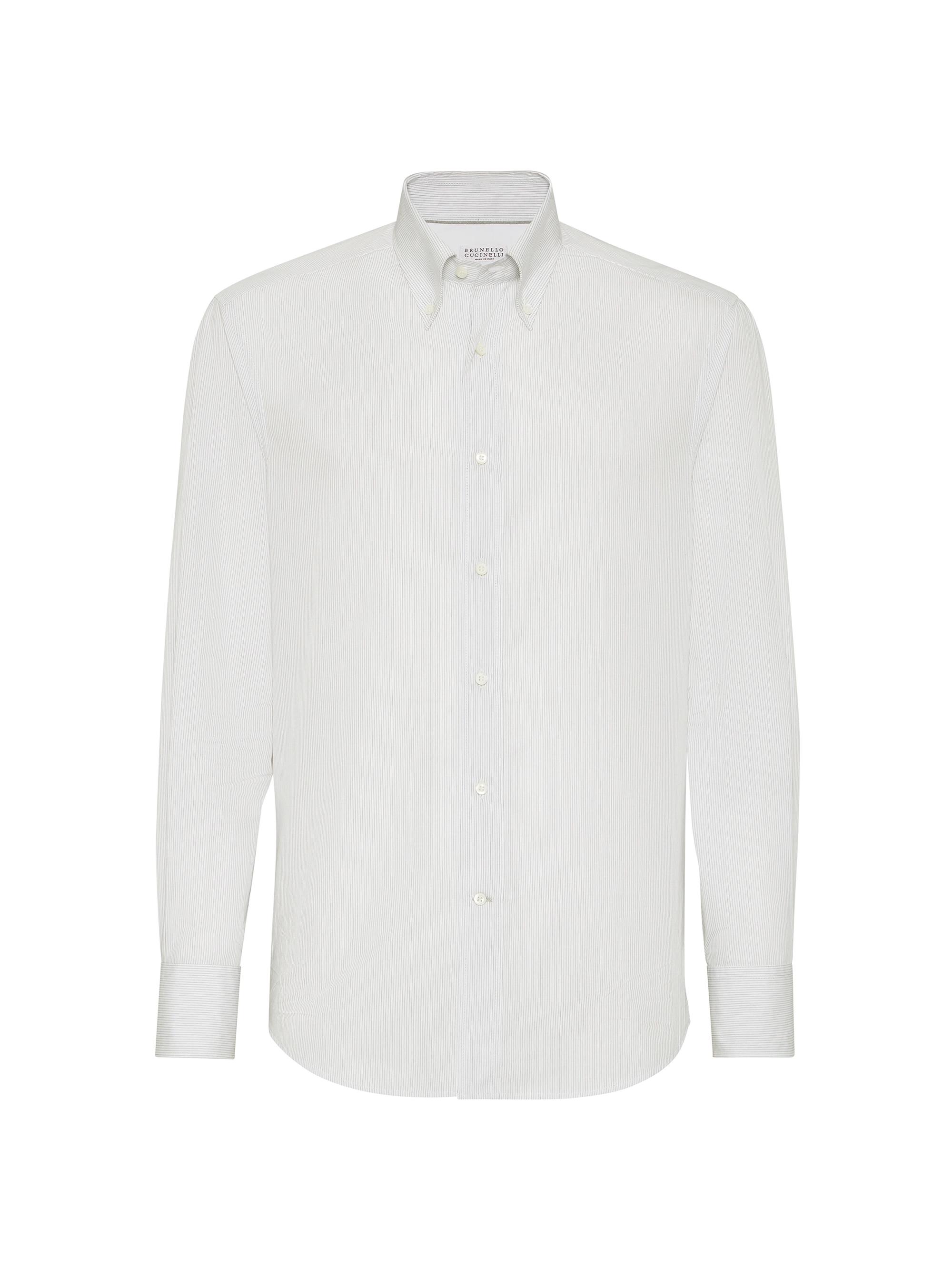 Sacai Thomas Mason Striped Cotton Poplin Shirt | Saks Fifth Avenue