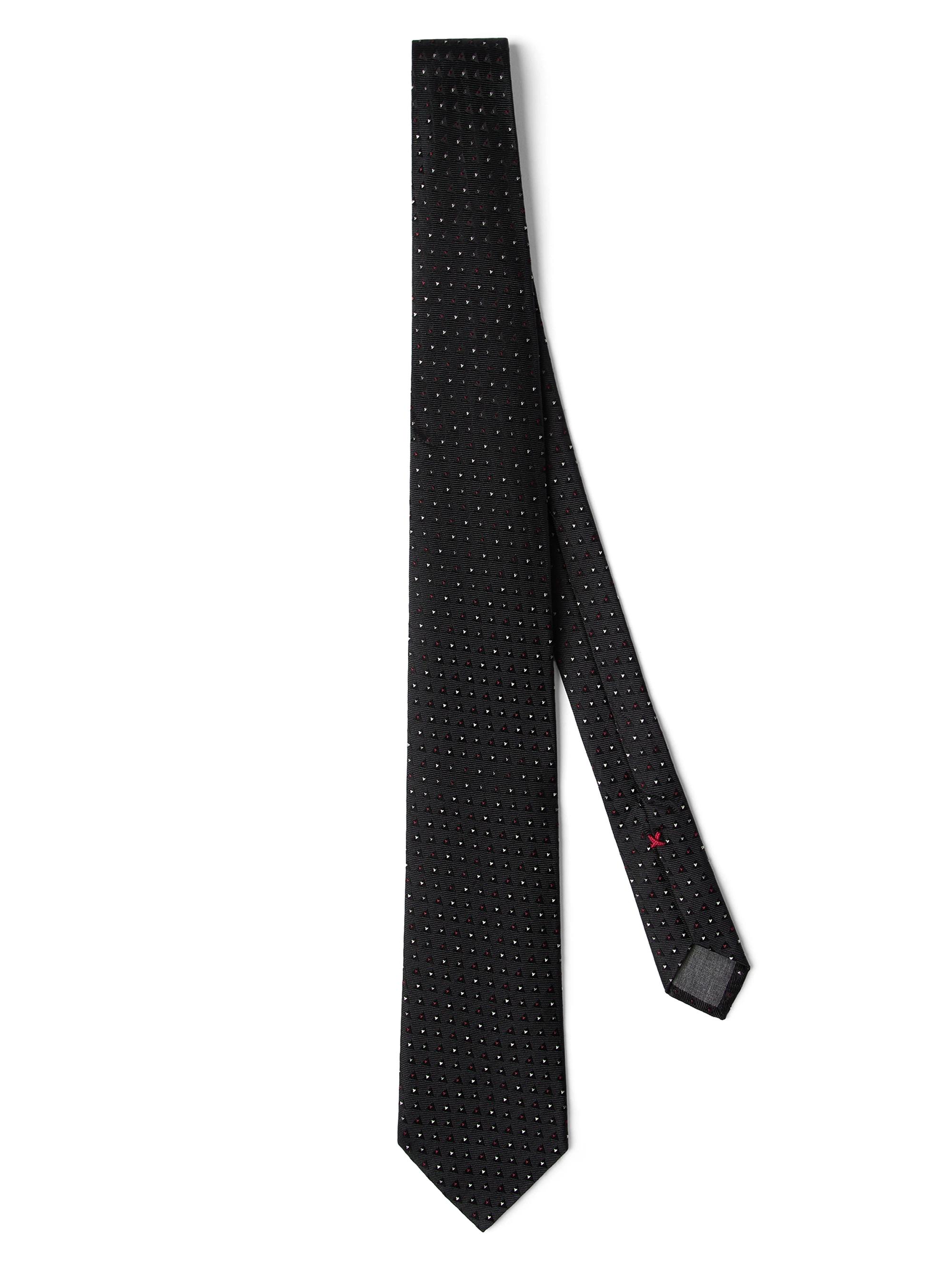 Brunello Cucinelli Men's Patterned Silk Tie - Anthracite