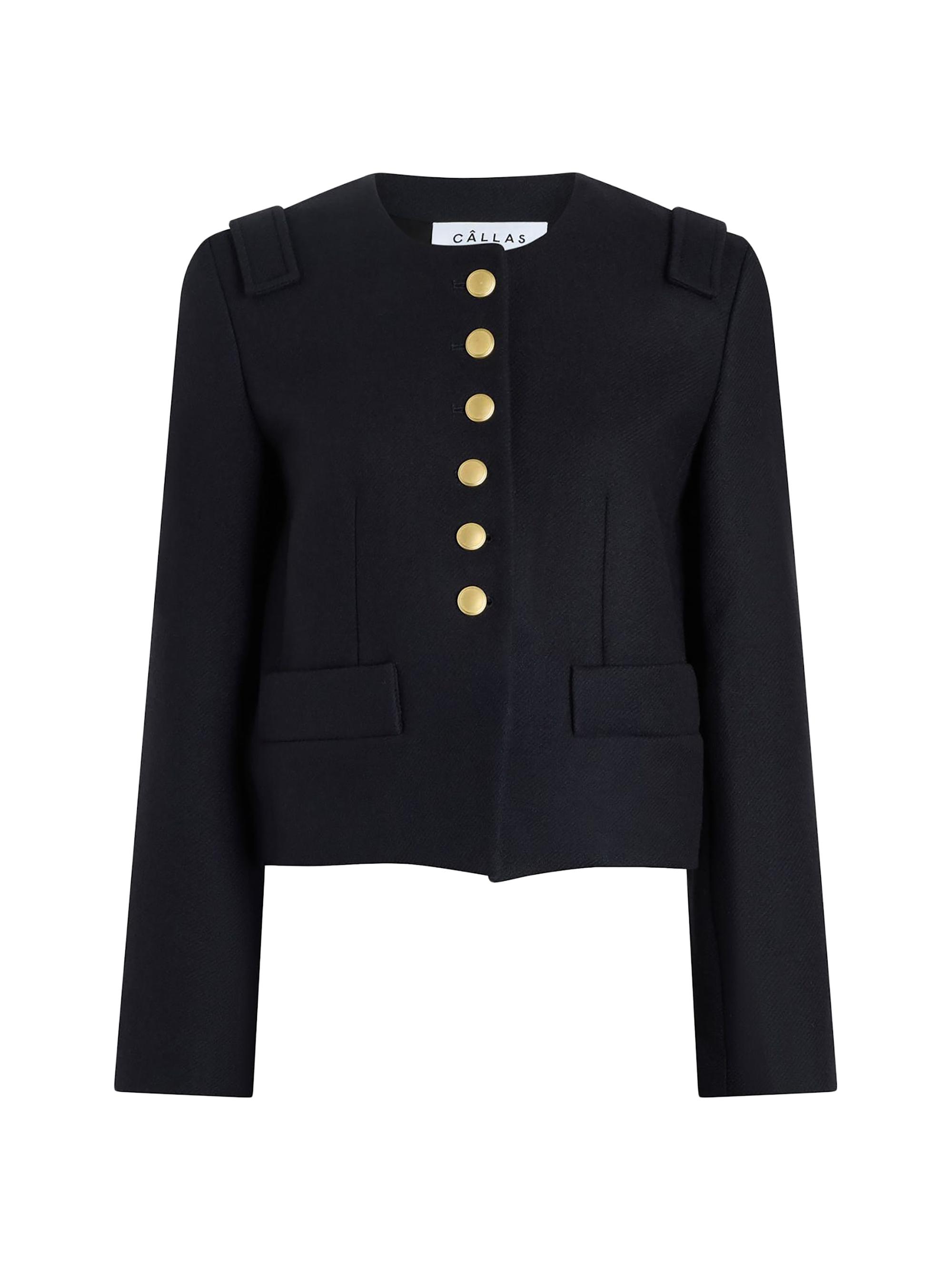 Callas Milano Women's Aubrey Cropped Jacket - Navy