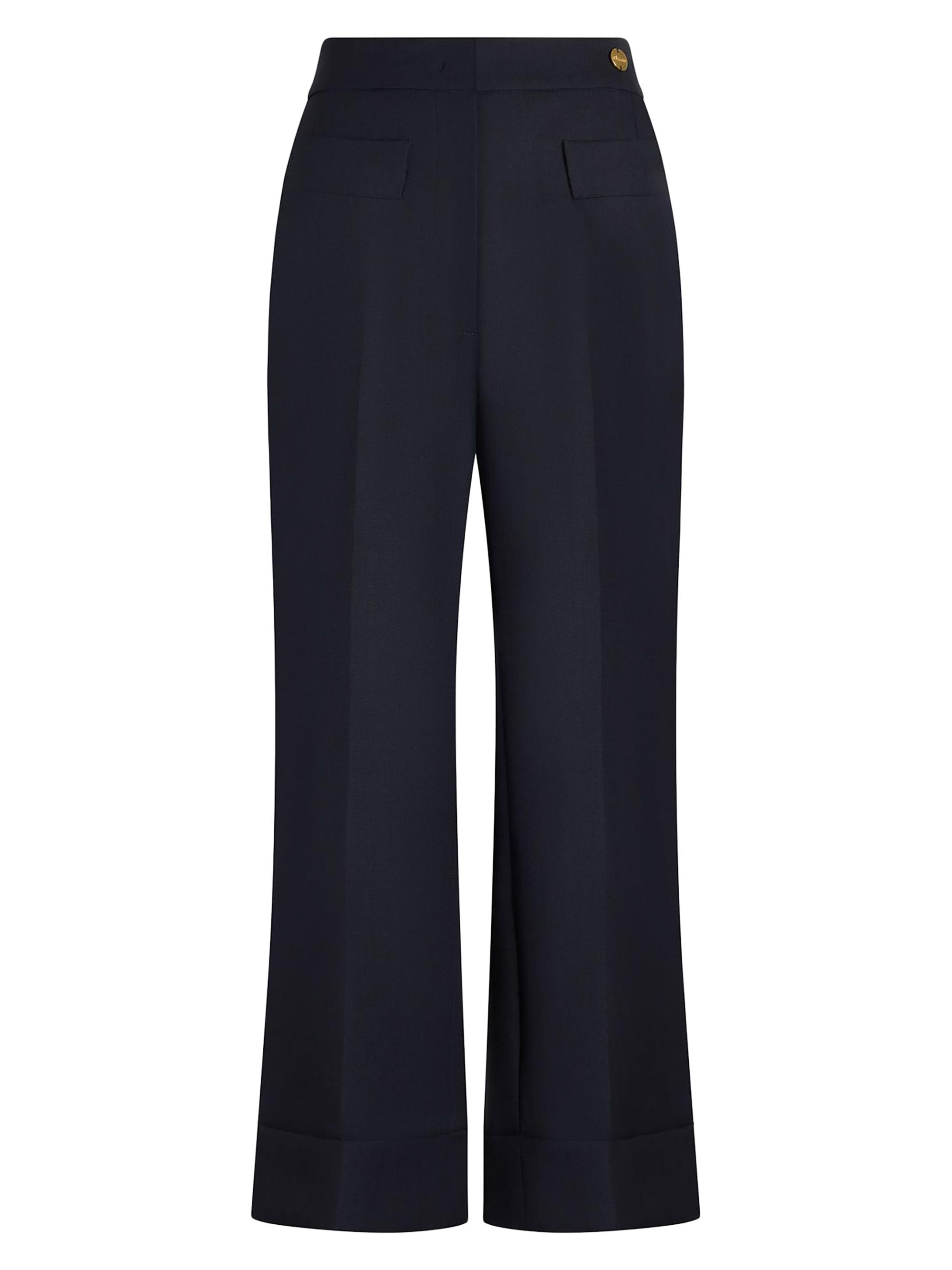 Callas Milano Women's Brody Cropped-Cuff Pants - Navy