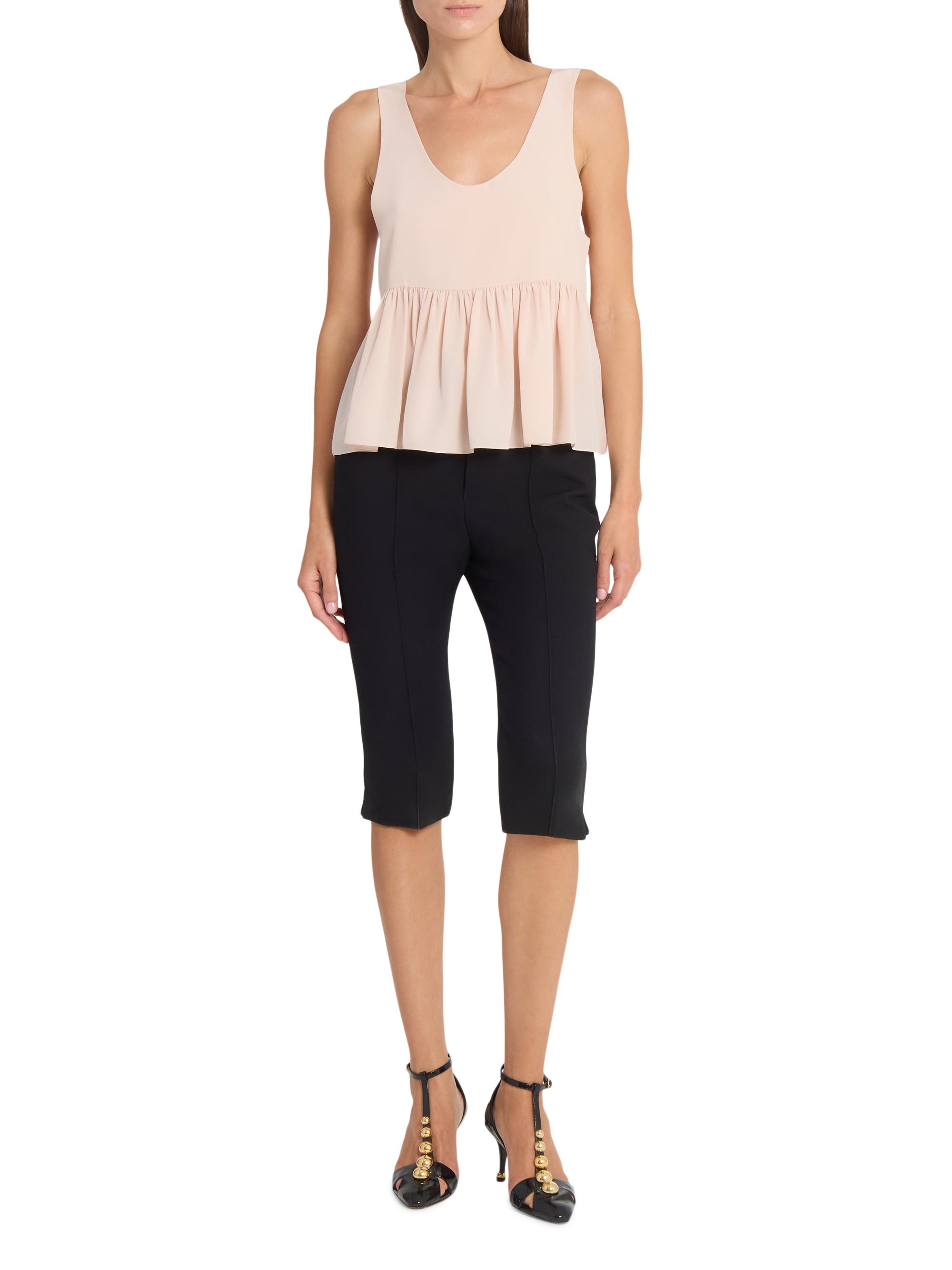 Chloé Babydoll Silk Top | Saks Fifth Avenue