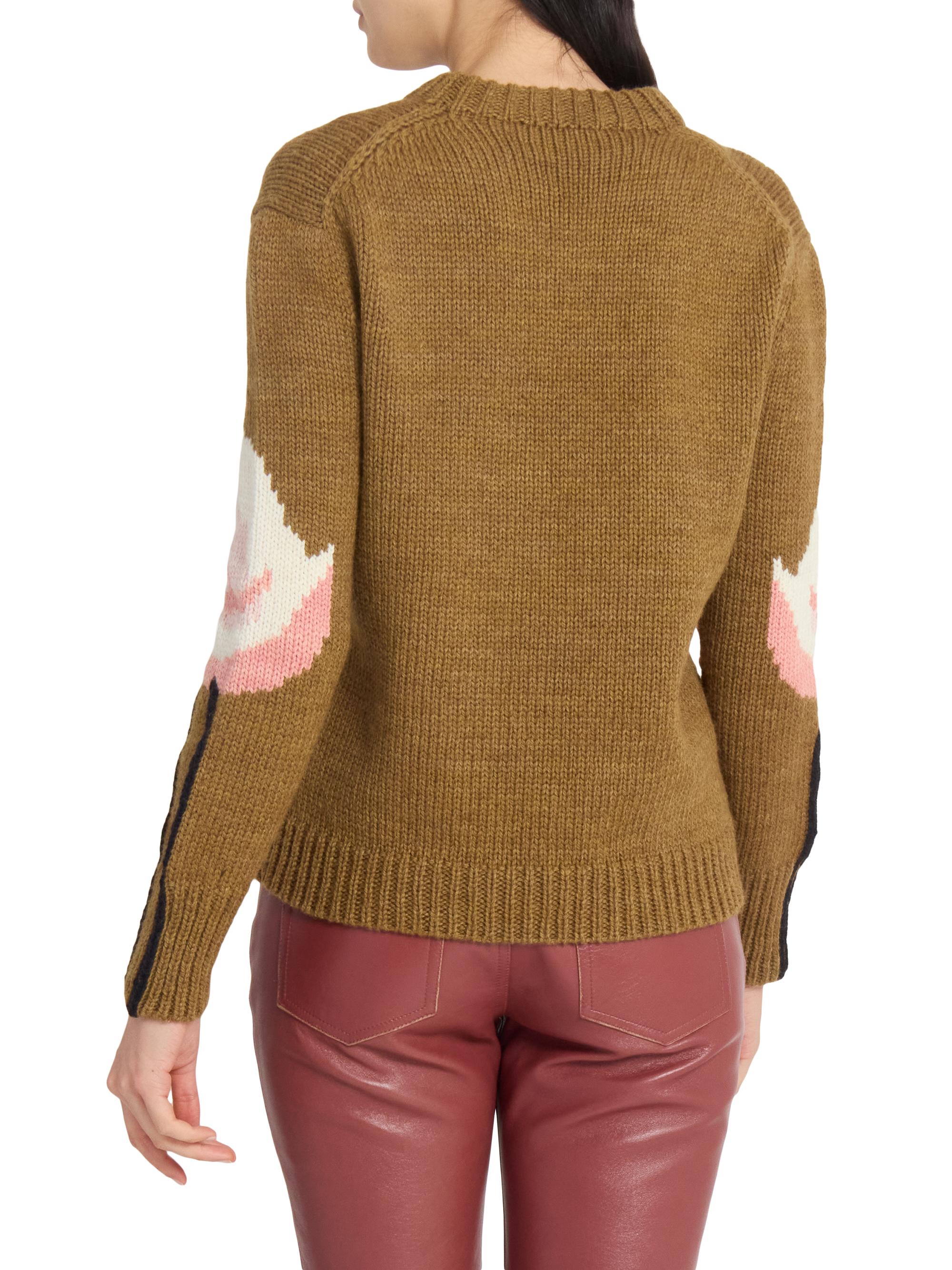 Chloé Flamingo Logo Wool Sweater | Saks Fifth Avenue