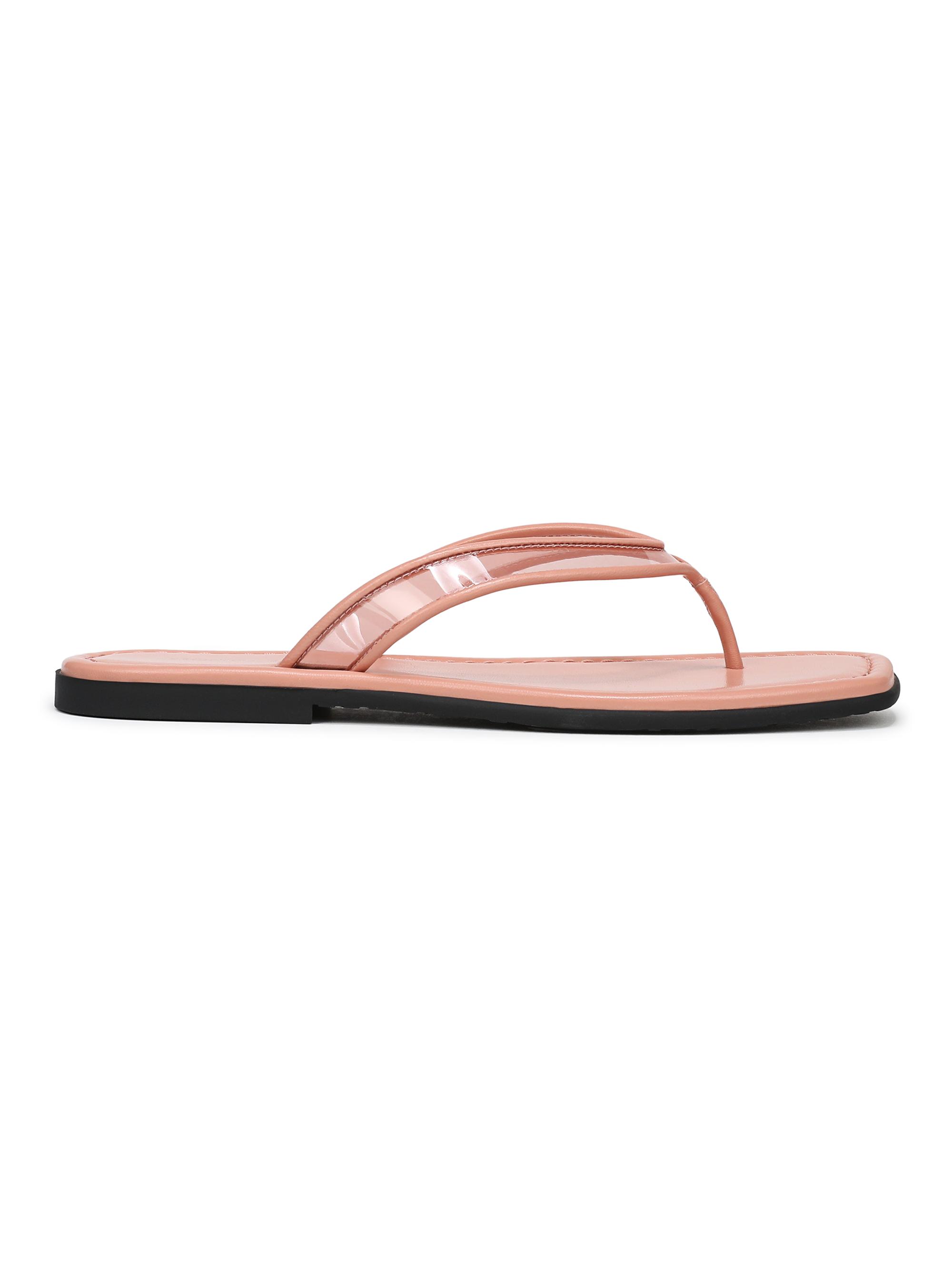 Veronica Beard Women's Clea Leather Flat Sandals - Muted Clay