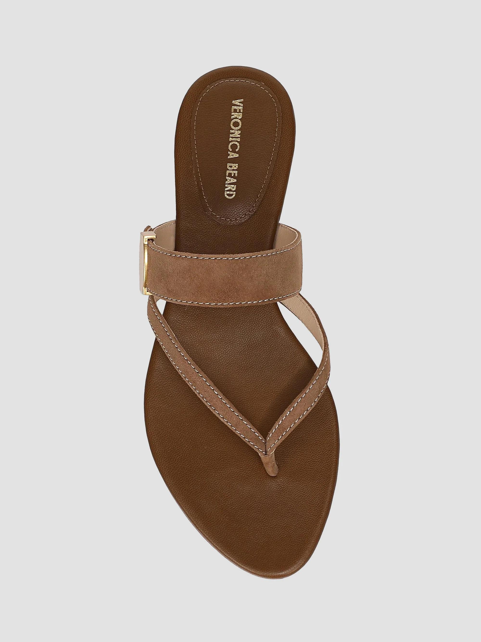 Veronica Beard Salva Dash Leather Sandals | Saks Fifth Avenue