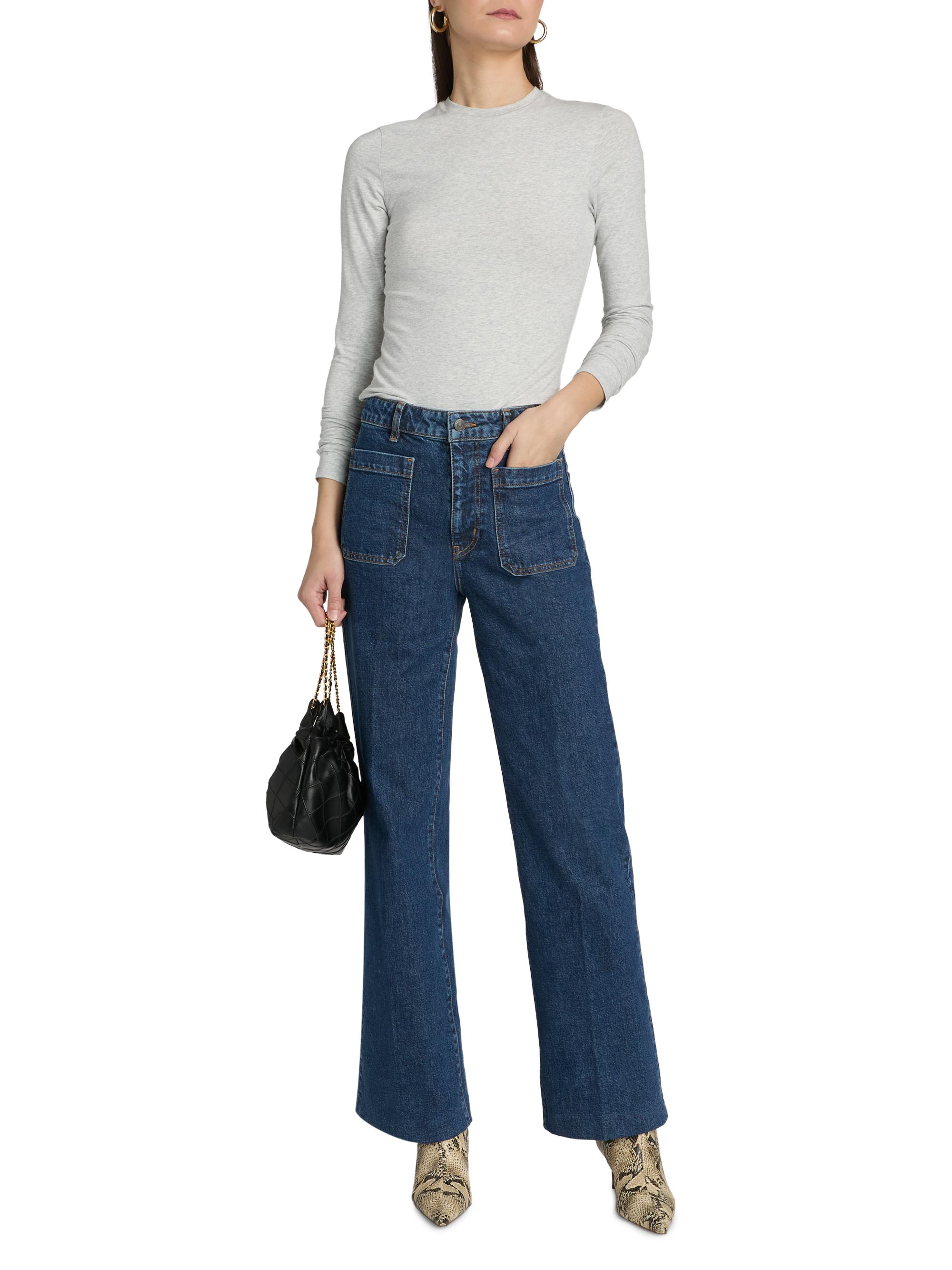 FRAME The Refined Patch Pocket Jeans | Saks Fifth Avenue