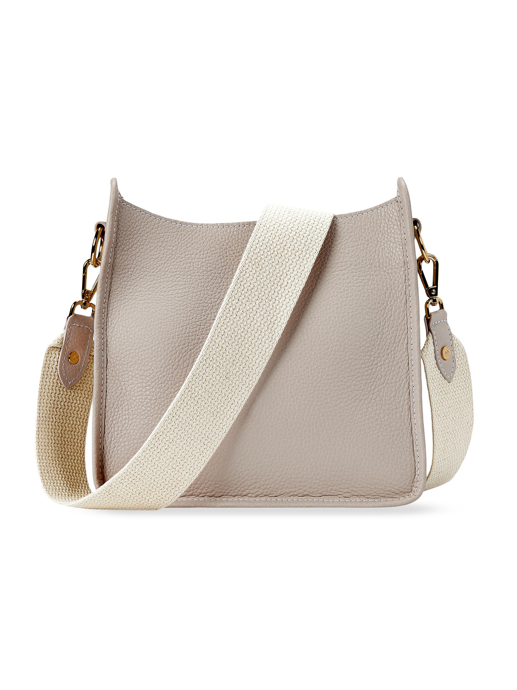 GiGi New York Women's Elle Leather Crossbody Bag - Beech Wood