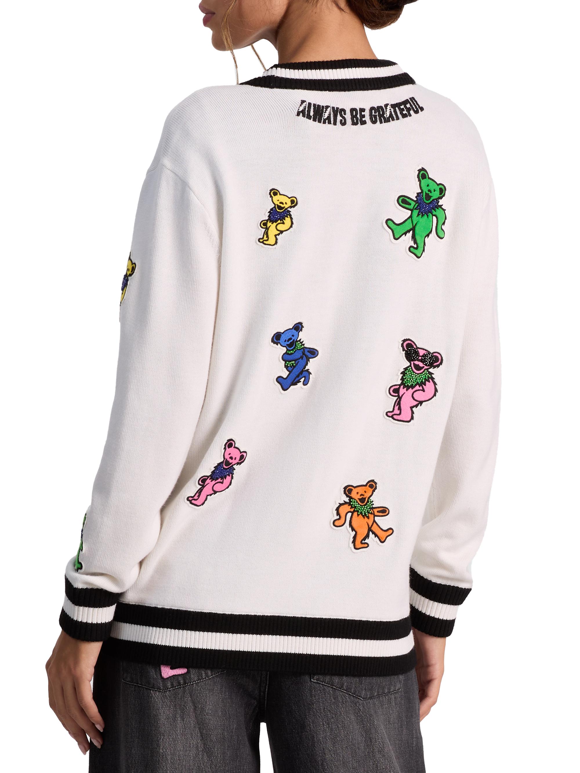 Alice+olivia♥フクロウ柄カーディガン ALICE + OLIVIA Alice + Olivia x Grateful Dead Bradford Bear