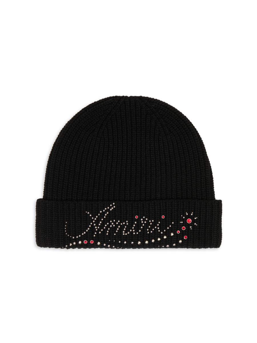 Amiri Logo-Studded Wool Beanie | Saks Fifth Avenue