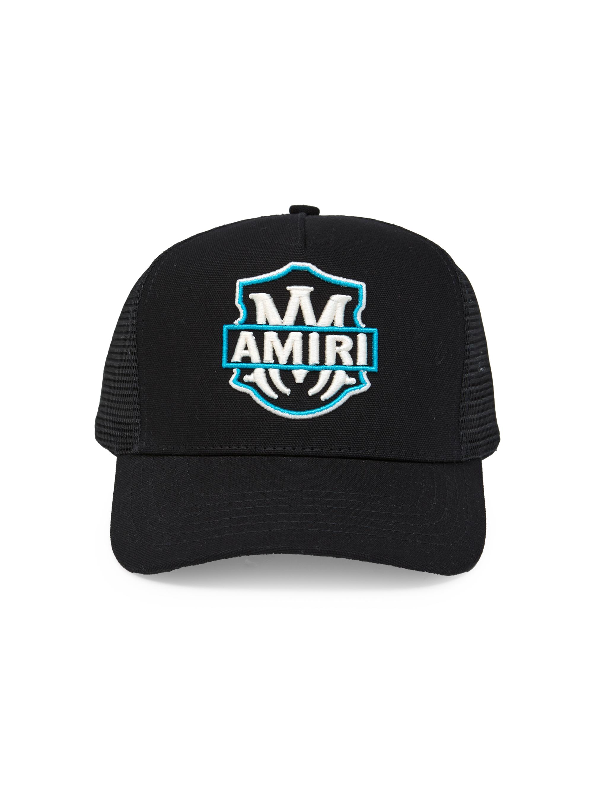 Amiri Men's Logo-Embroidered Canvas Trucker Hat - Black