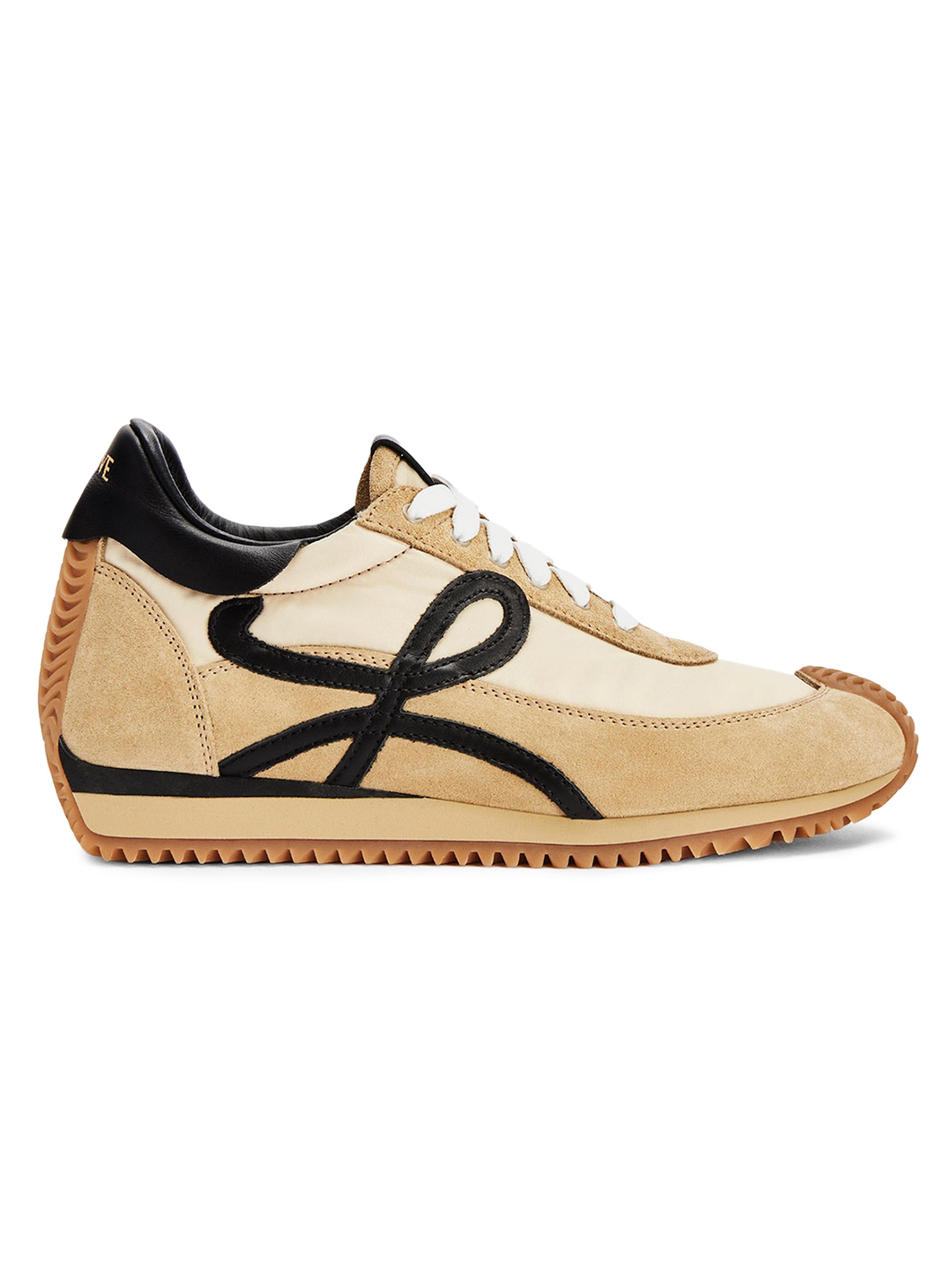 LOEWE Women's Flow Runner 2.0 Suede Sneakers - Gold Black
