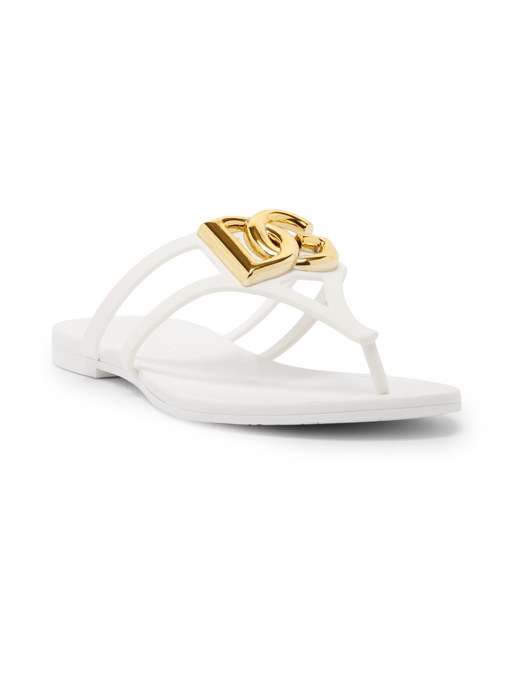 Dolce&Gabbana Logo Jelly Sandals | Saks Fifth Avenue