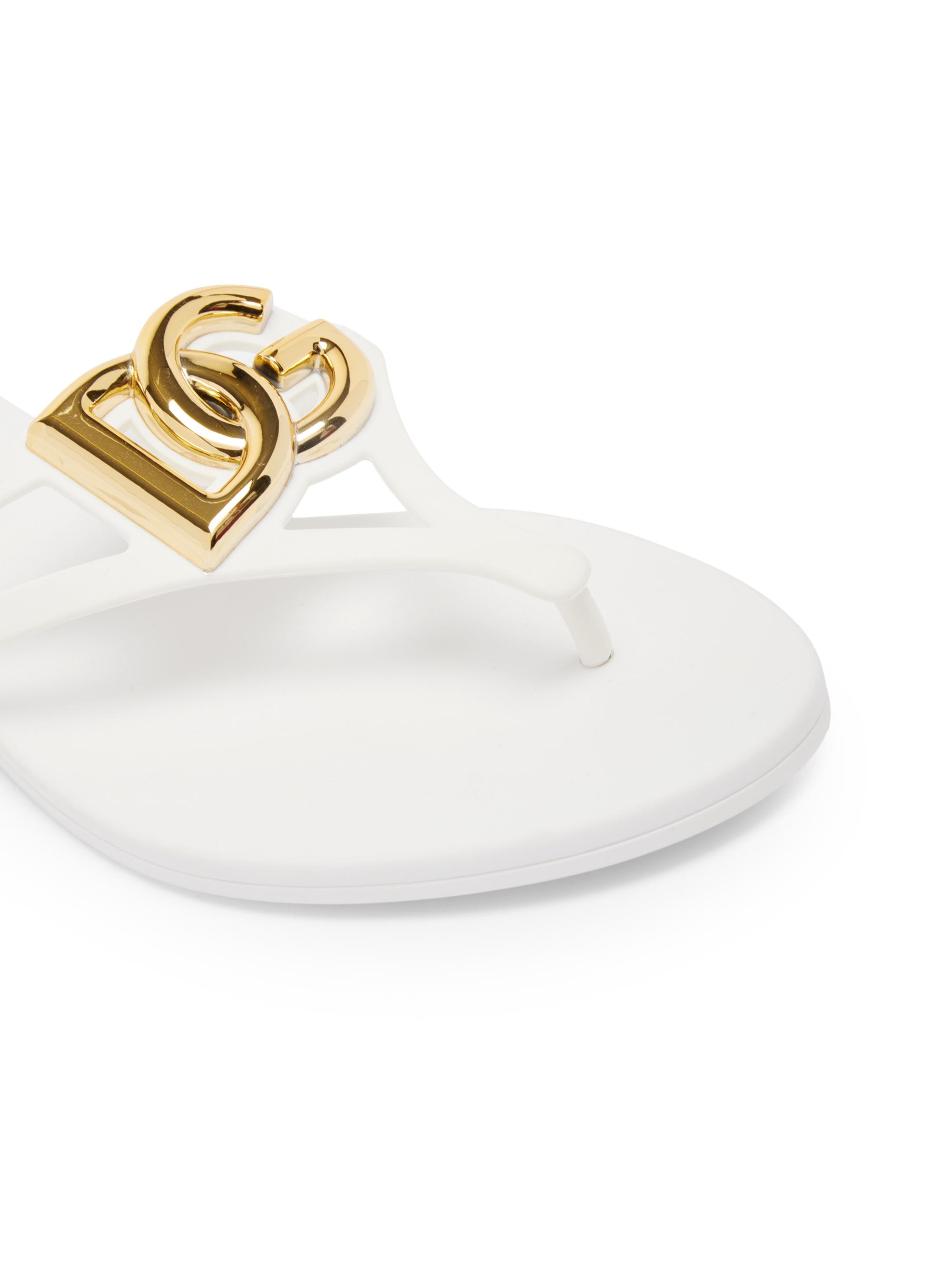 Dolce&Gabbana Logo Jelly Sandals | Saks Fifth Avenue