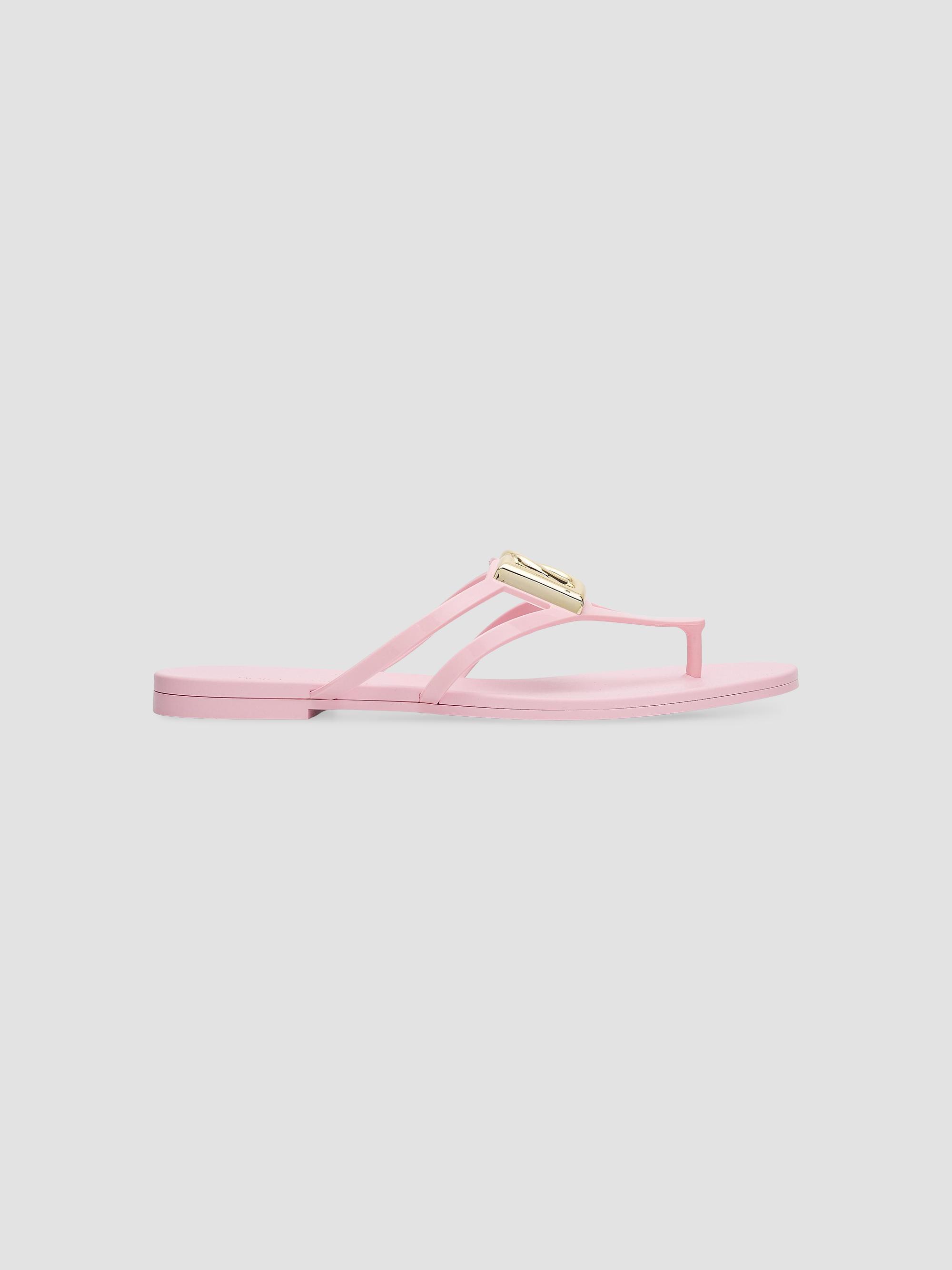 Dolce & Gabbana Women's Logo Jelly Sandals - Pink | Thumbnail 6