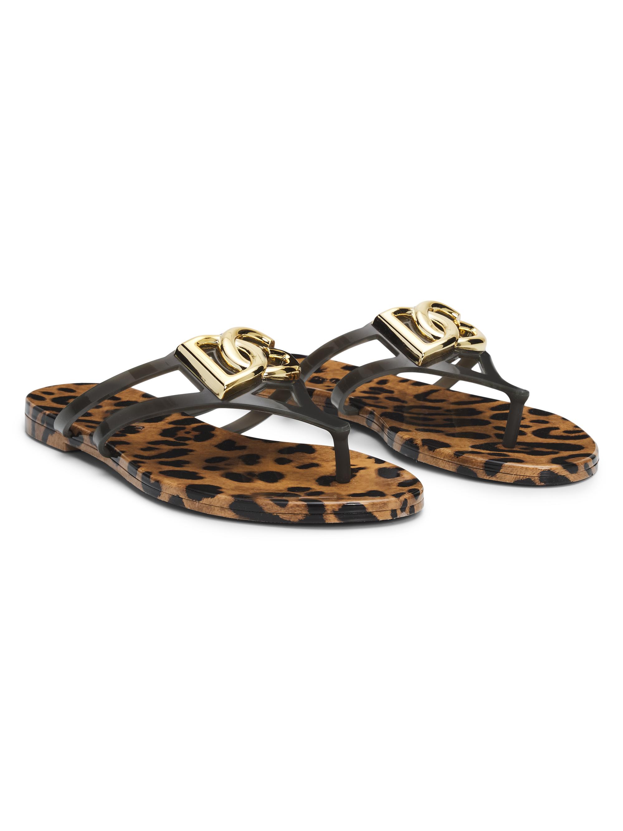 Dolce&Gabbana DG Jelly Printed Sandals | Saks Fifth Avenue