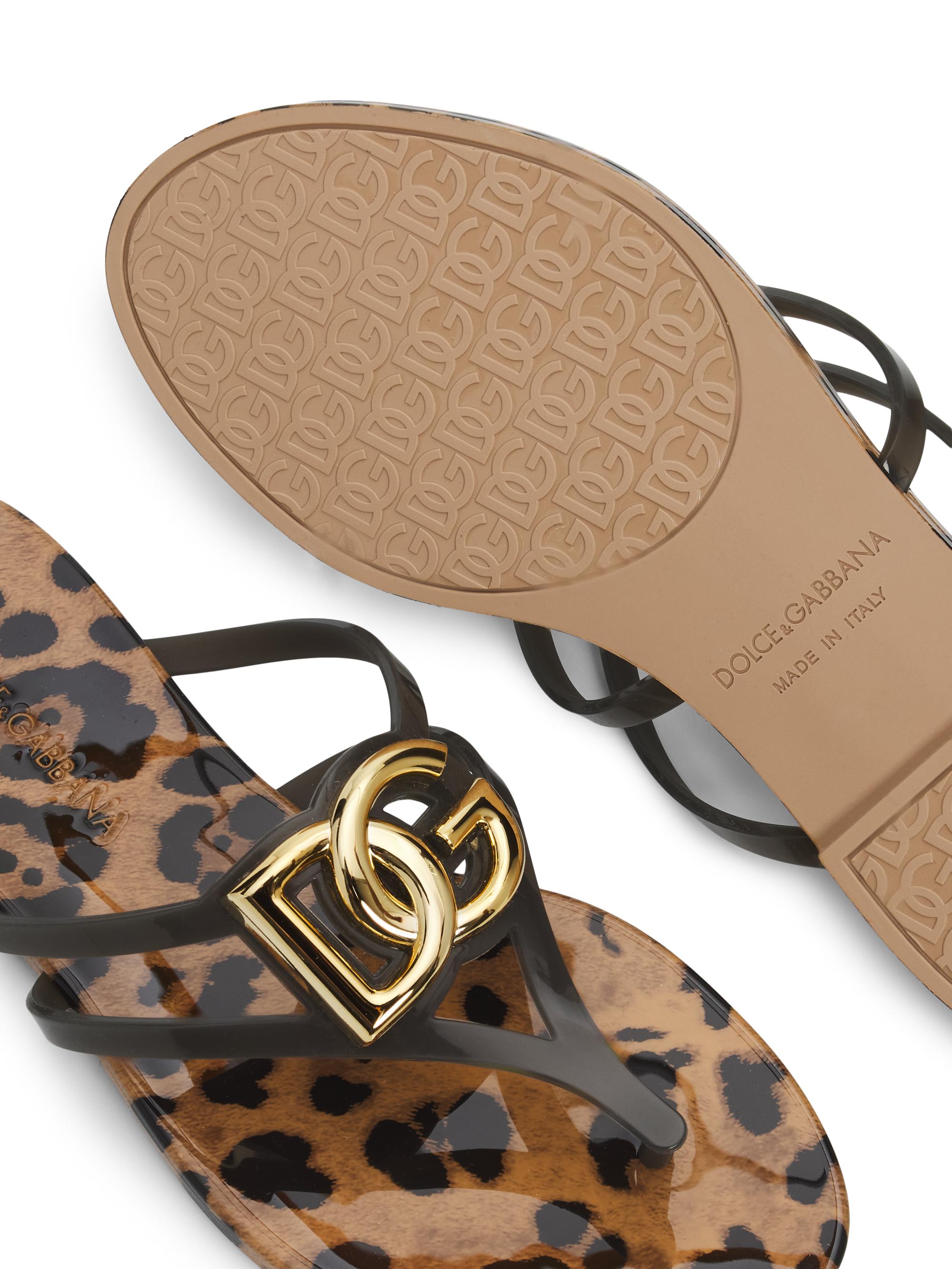 Dolce&Gabbana DG Jelly Printed Sandals | Saks Fifth Avenue