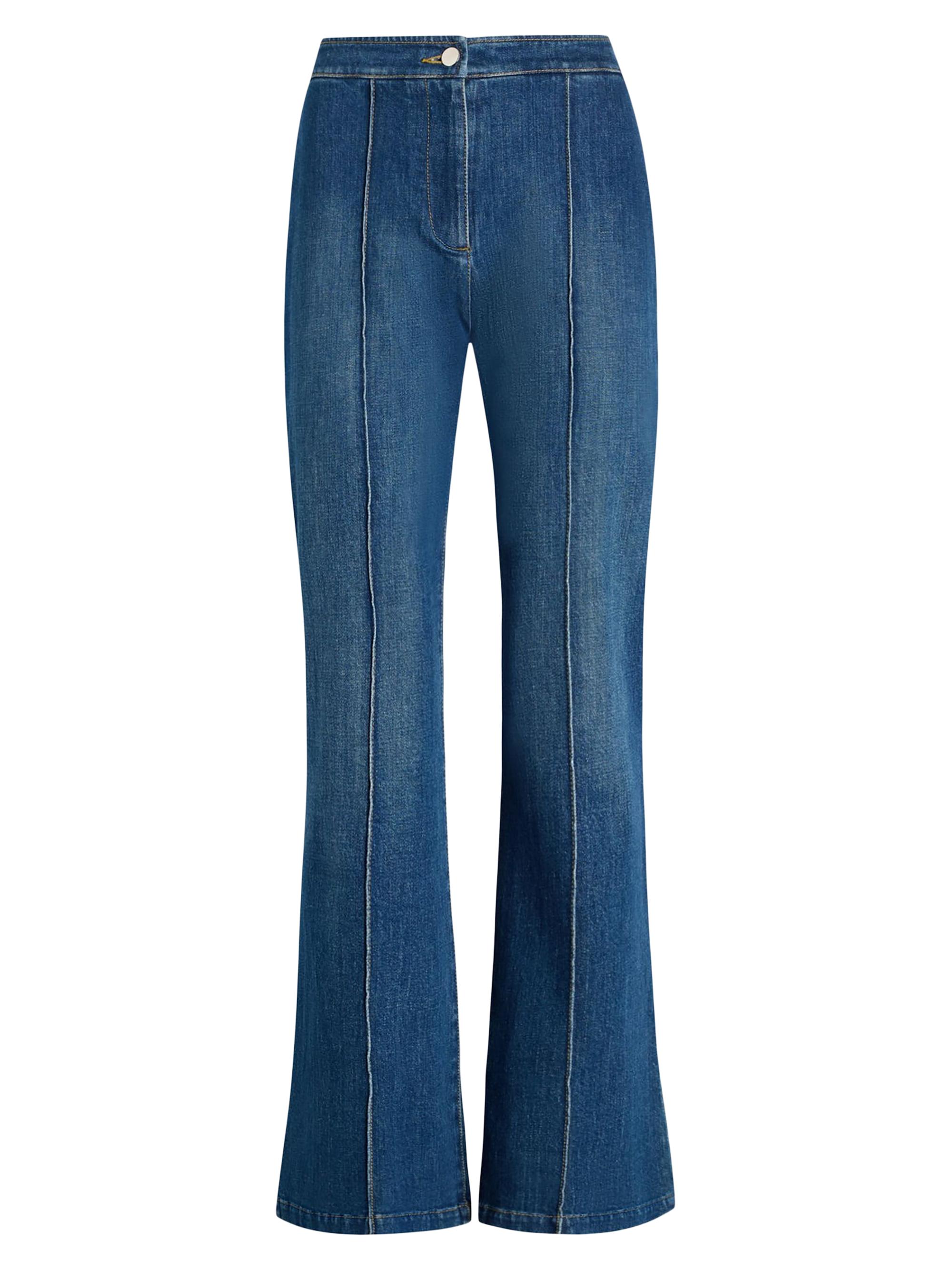 SIMKHAI Ansel Crop Flare Jeans | Saks Fifth Avenue