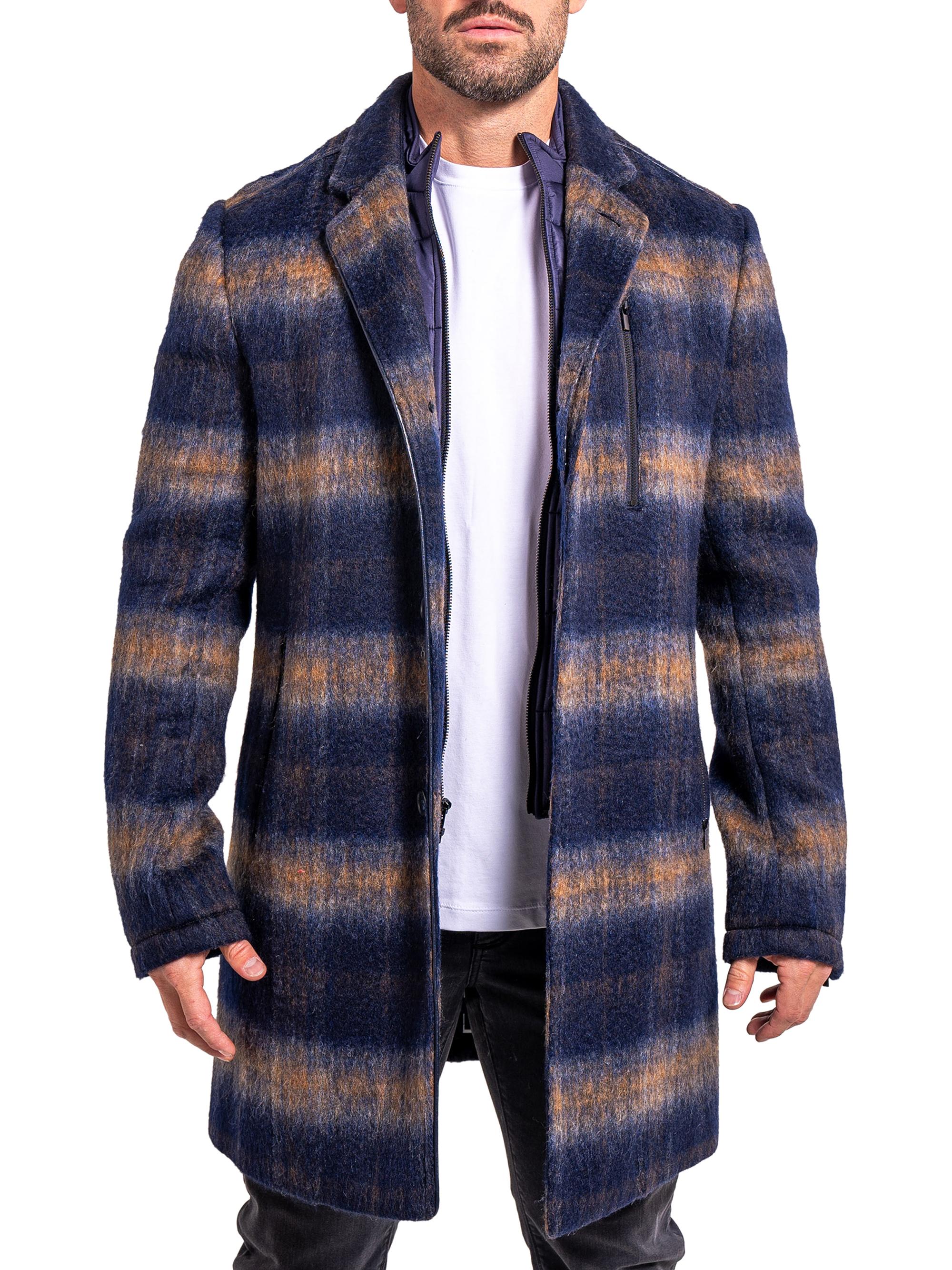 Maceoo Men's Ascension Peacoat - Multicolored