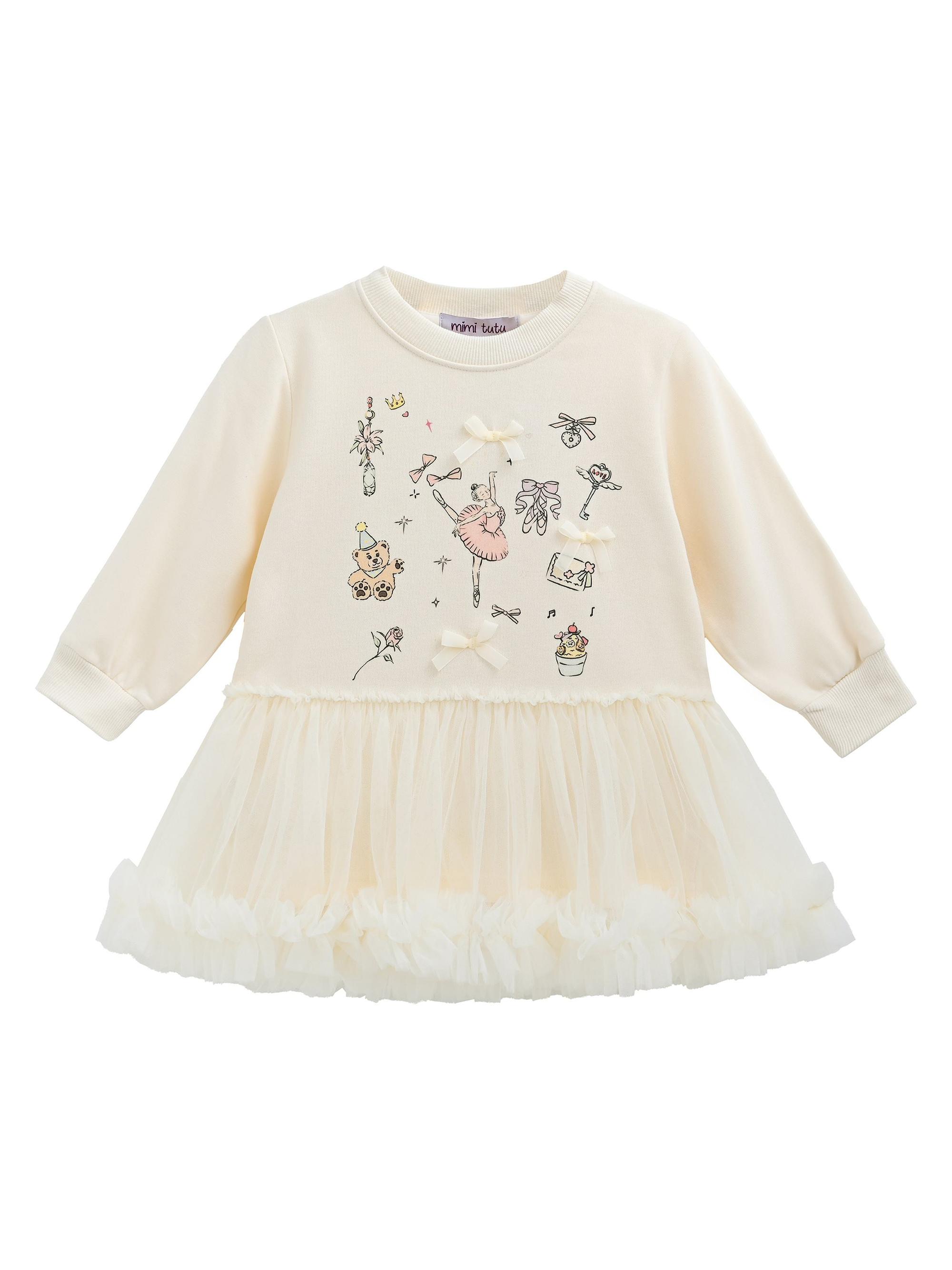 princess polly baby blue dress Signature Girl Mini Dress Beige main image 0