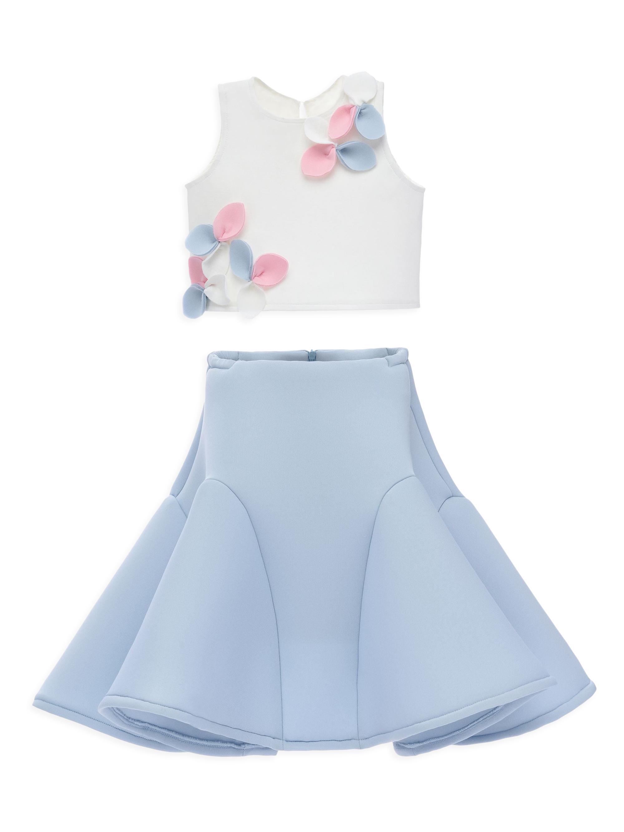 Mimi Tutu Little Girl's & Girl's Blossom Dress - White