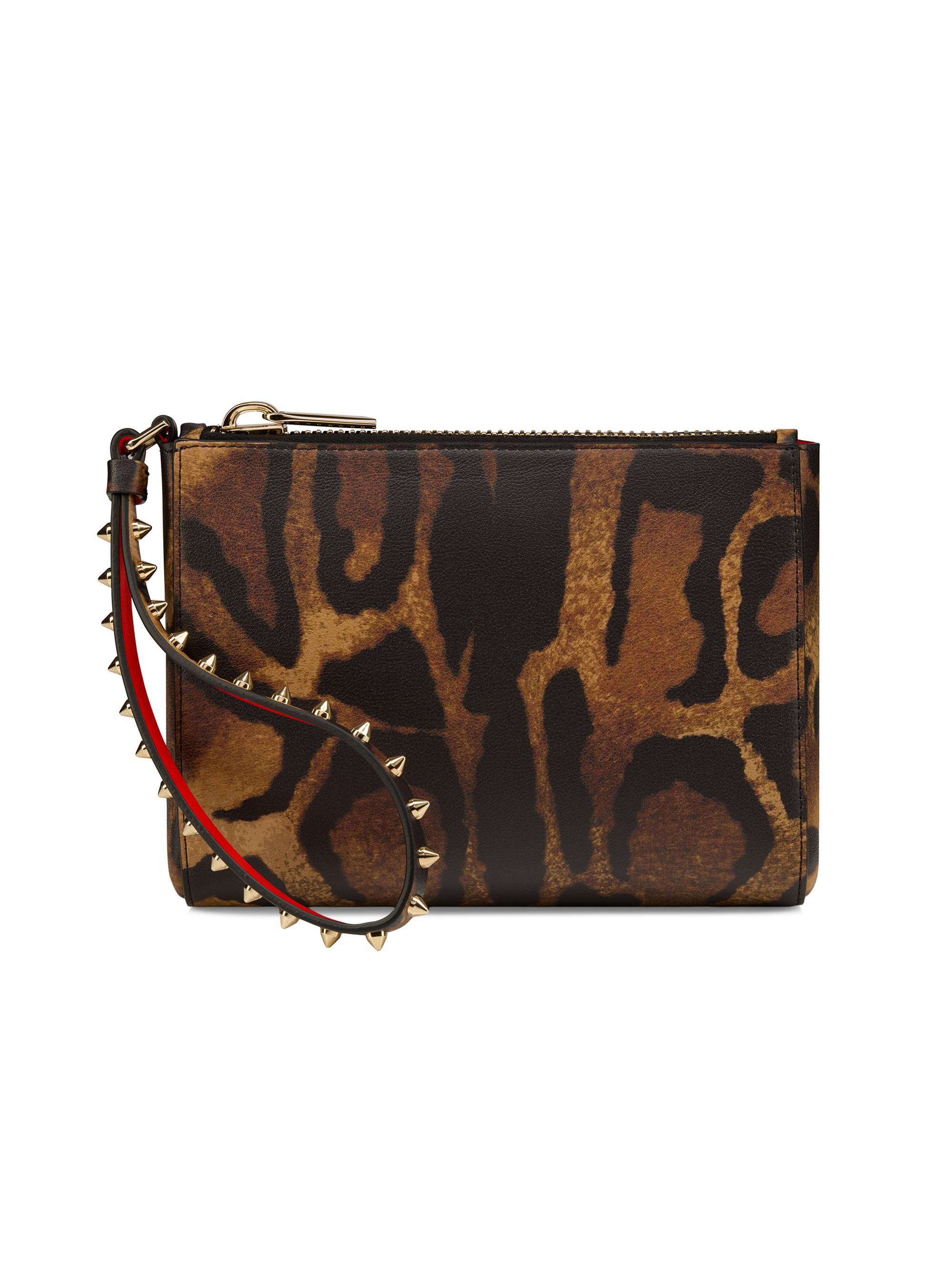 Christian Louboutin Women's Cabata Mini Wristlet - Brown