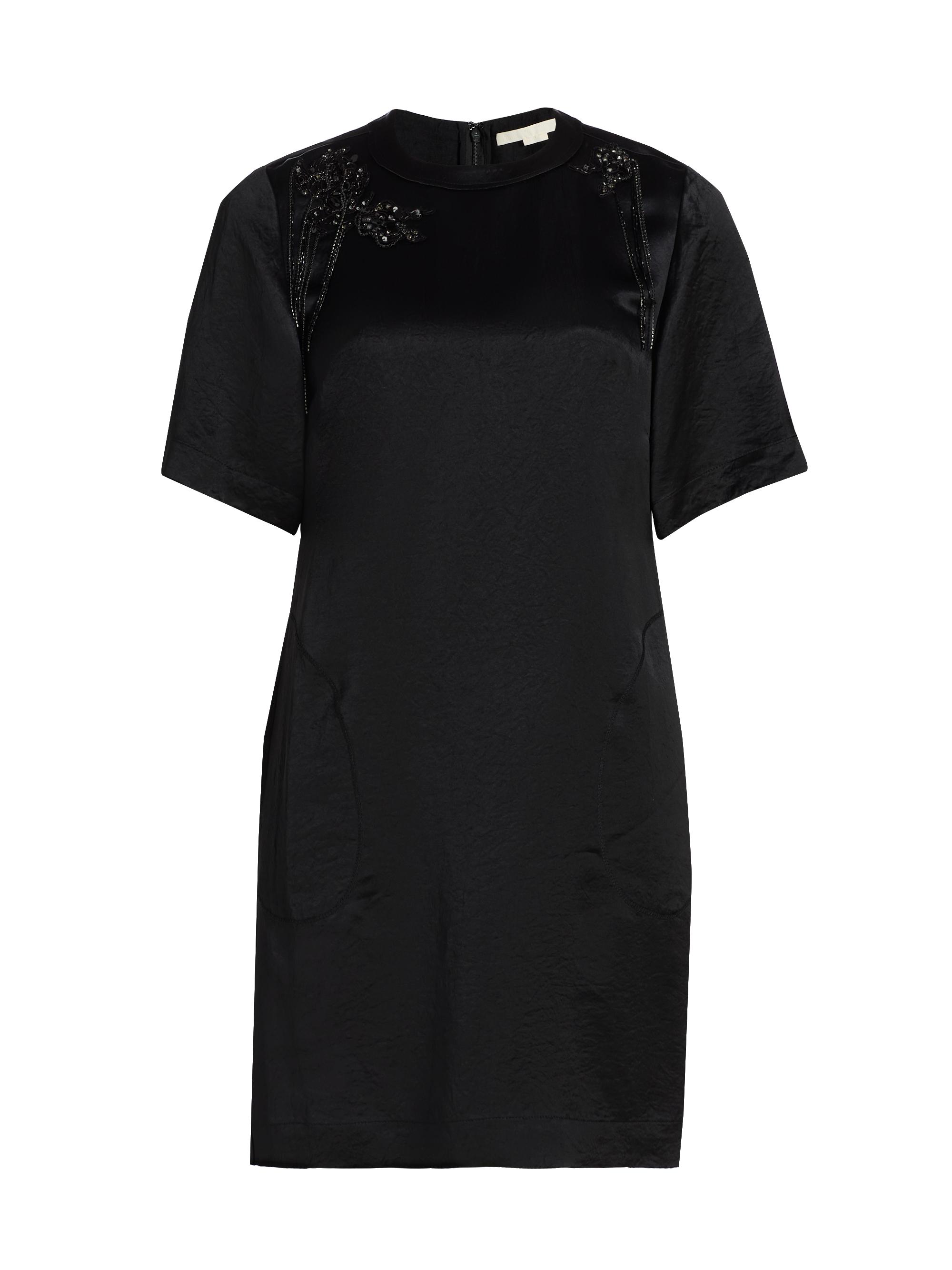 Jason Wu Collection Women's Embellished Appliqué Shift Minidress - Black