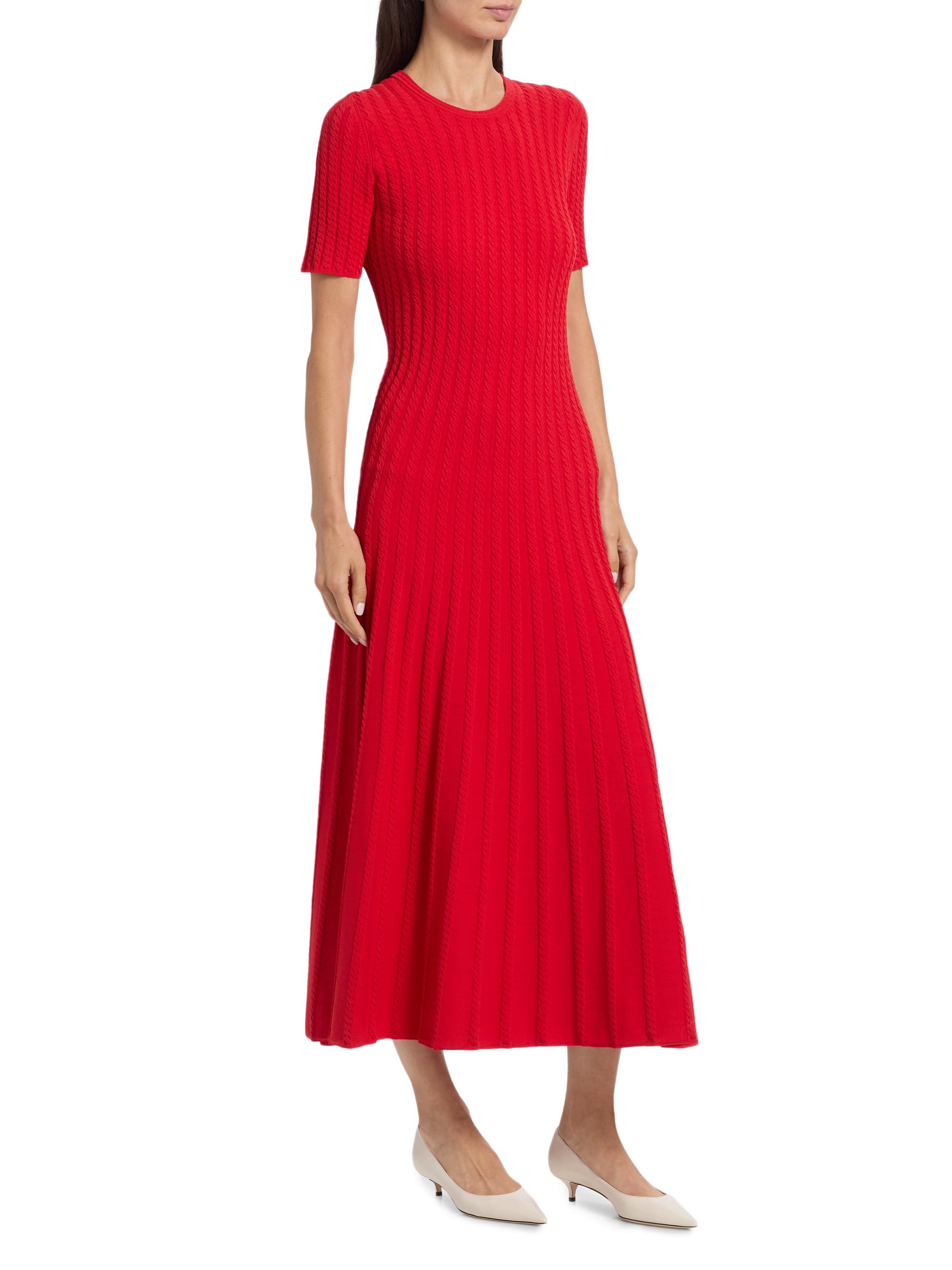 Jason Wu Collection Cable-Stitch Short-Sleeve Sweaterdress | Saks