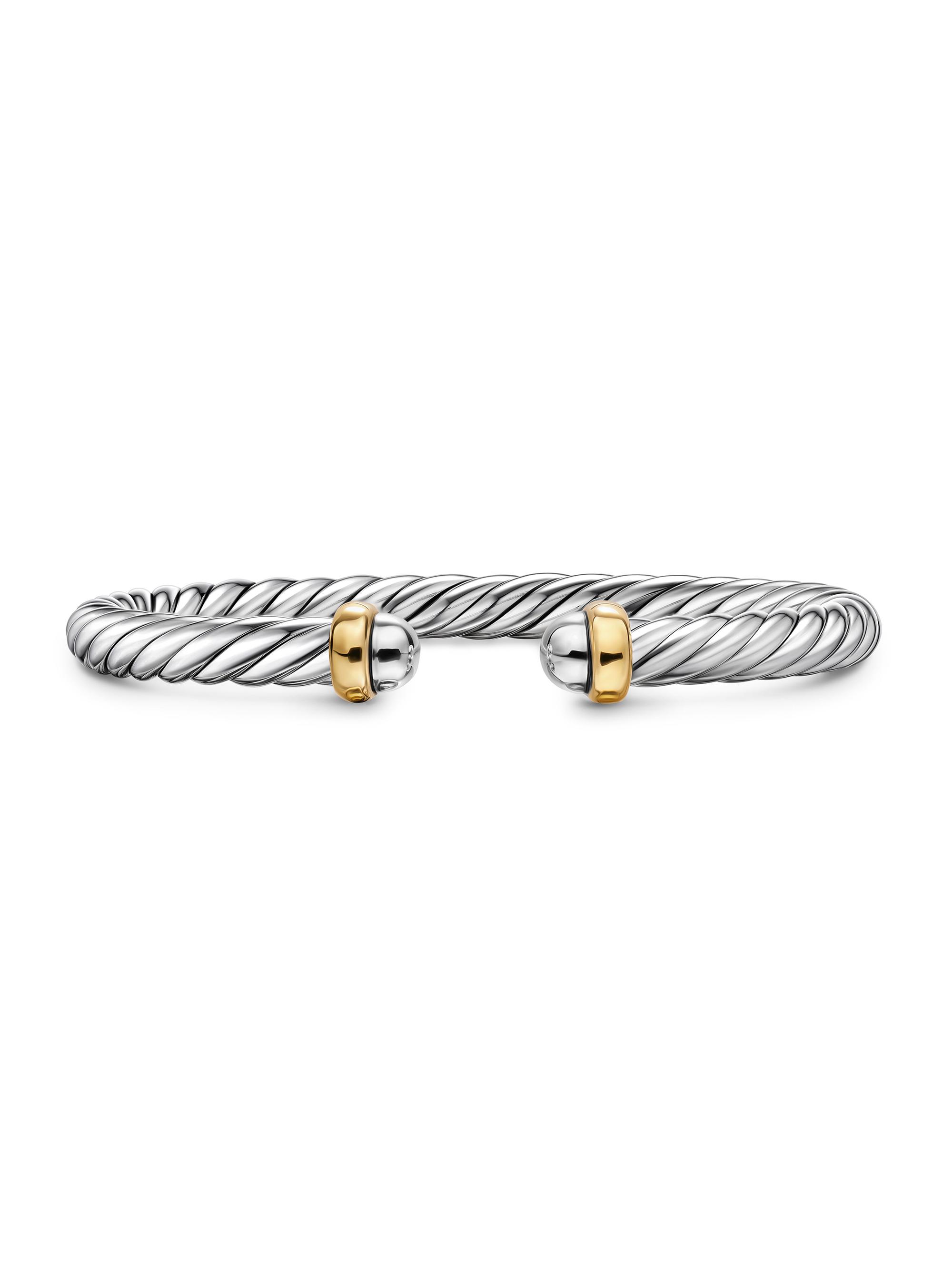 David Yurman Women's Cable Flex Bracelet in Sterling Silver - Silver
