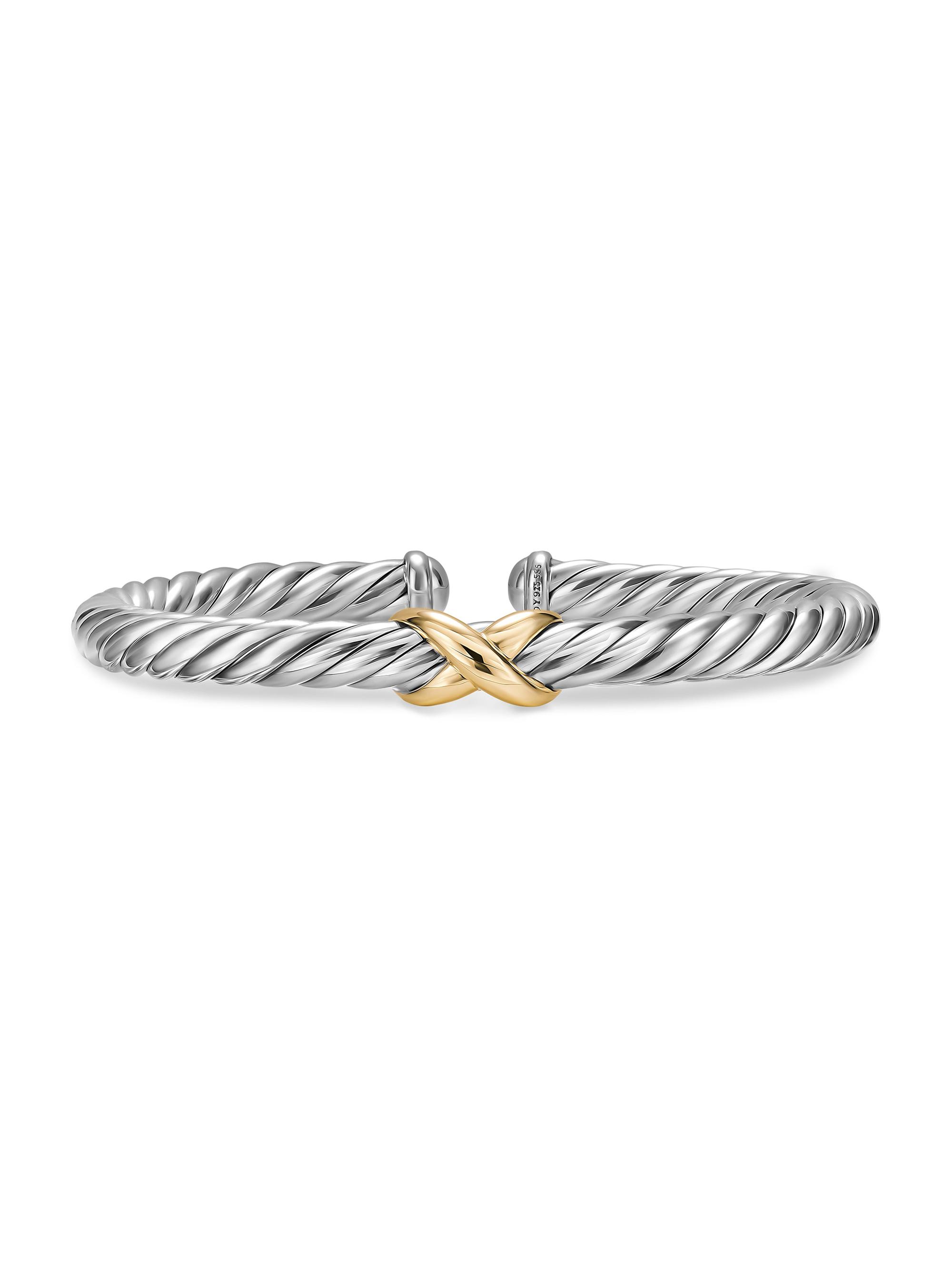 David Yurman Women's Cable Flex X Bracelet in Sterling Silver - Silver - Women's Jewelry And Watches