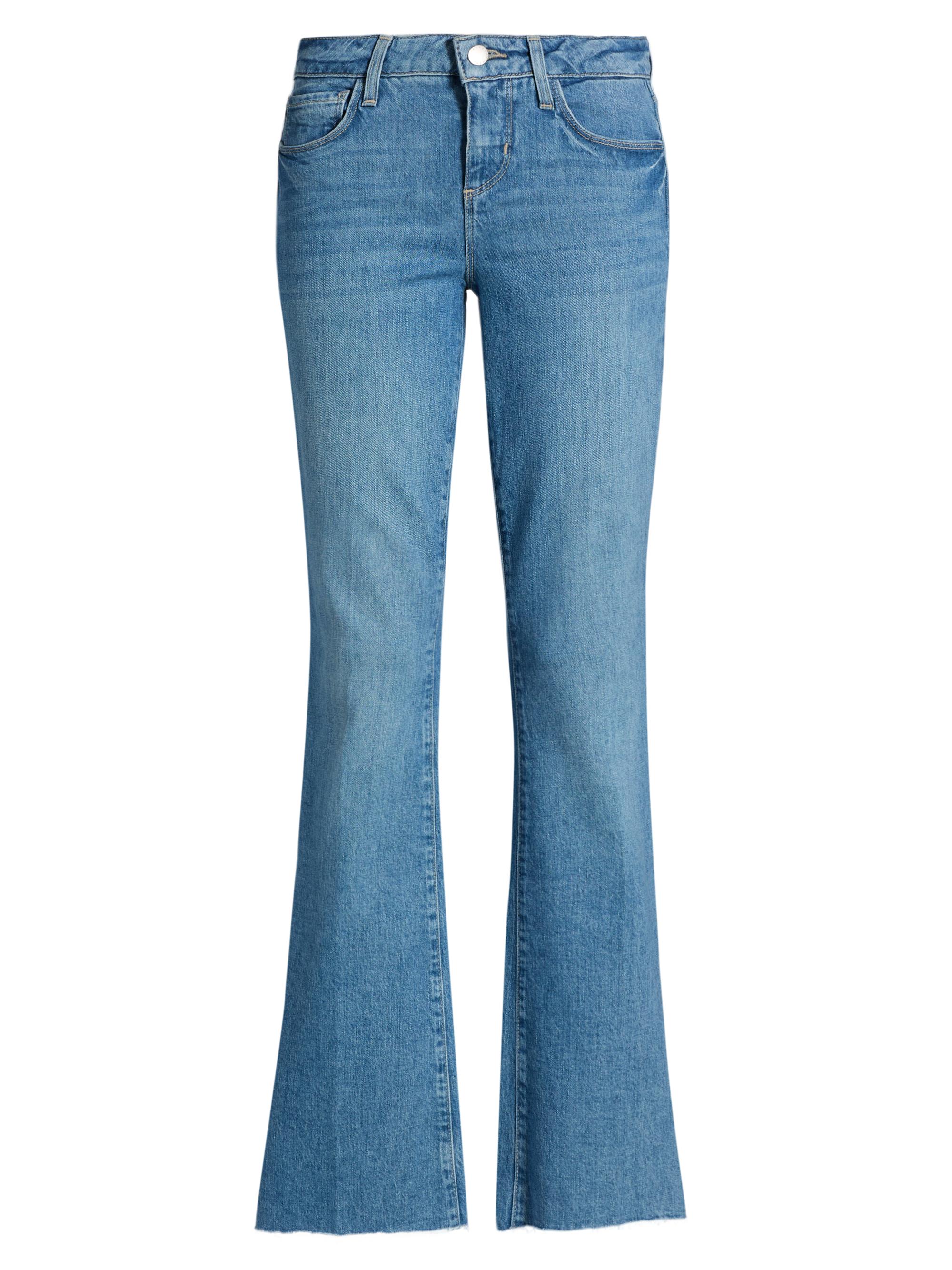 L'AGENCE Deanna Low-Rise Flared Jeans | Saks Fifth Avenue