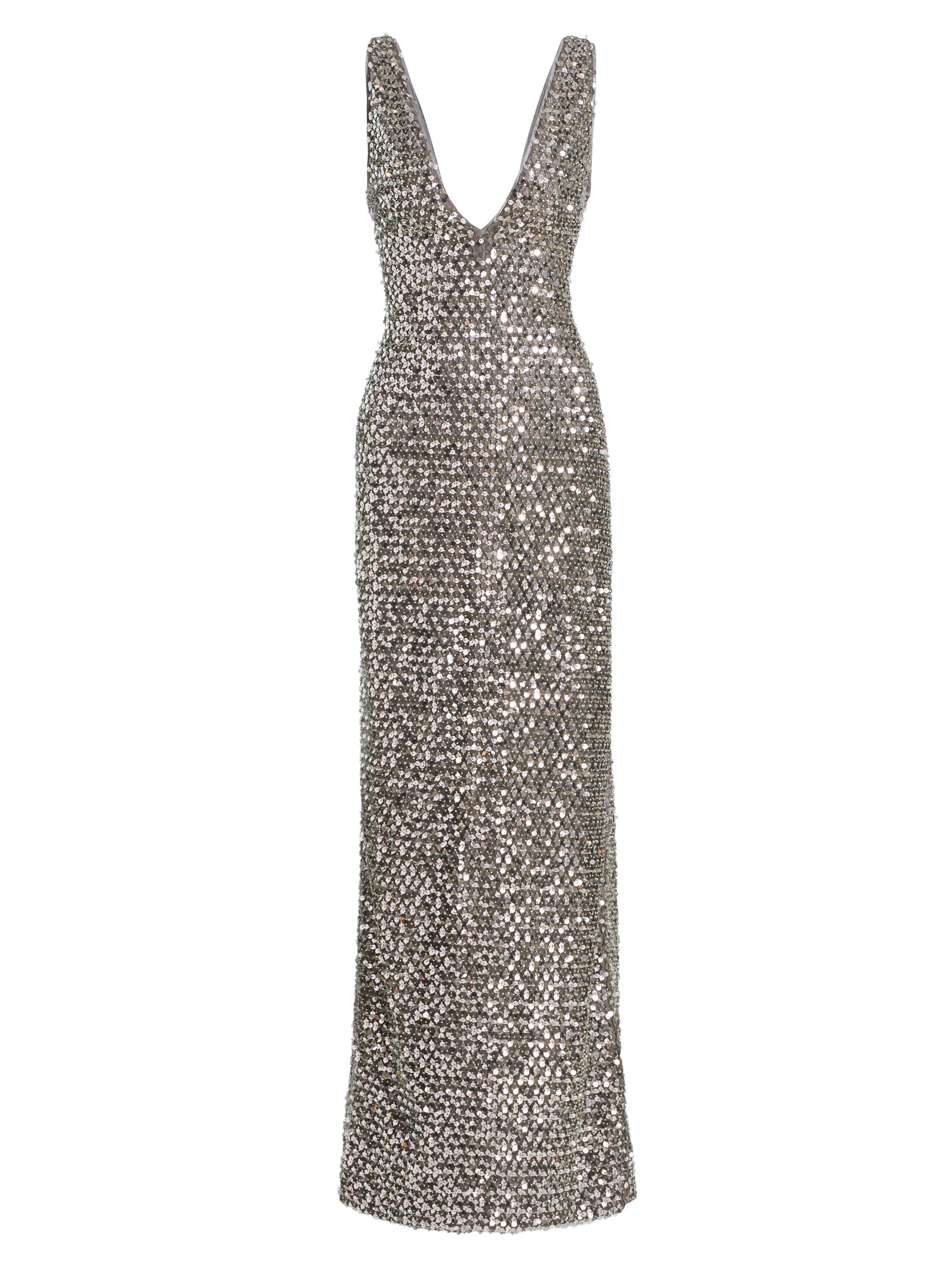 Ramy Brook Lilia Sequin Chevron Knit Maxi Dress | Saks Fifth Avenue